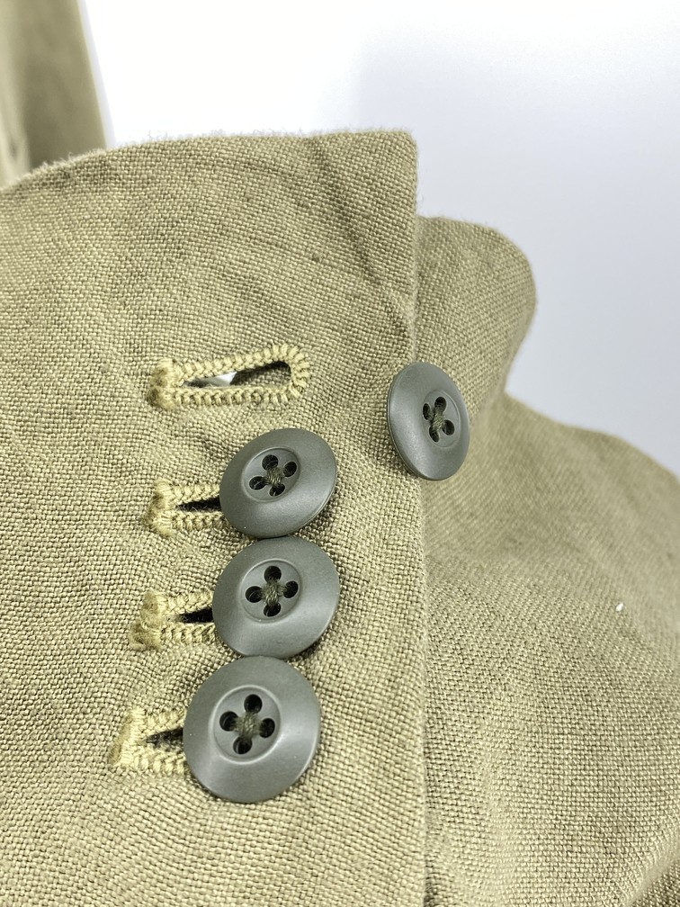 Linen Two Button Light Jacket - 2