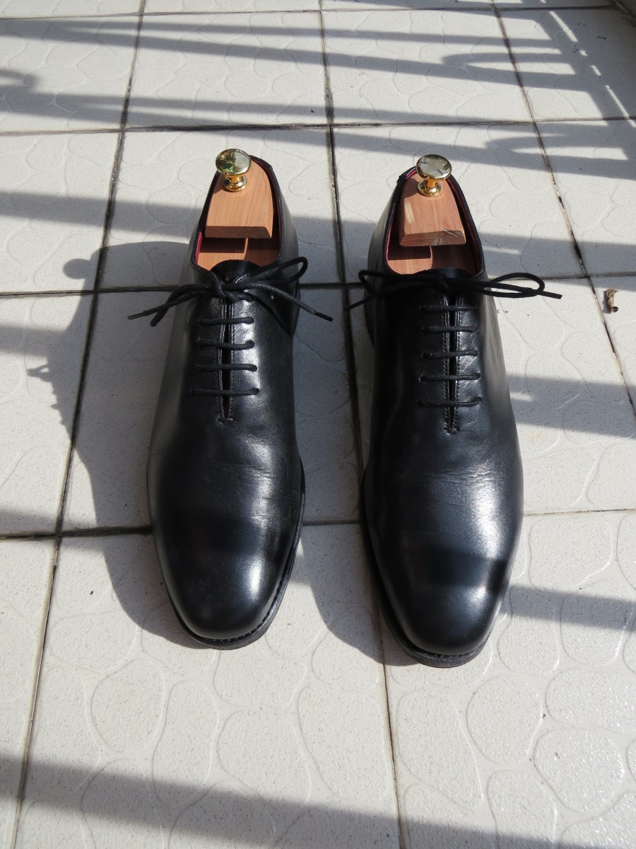 Barker - Wholecut French Calf Oxfords - 10