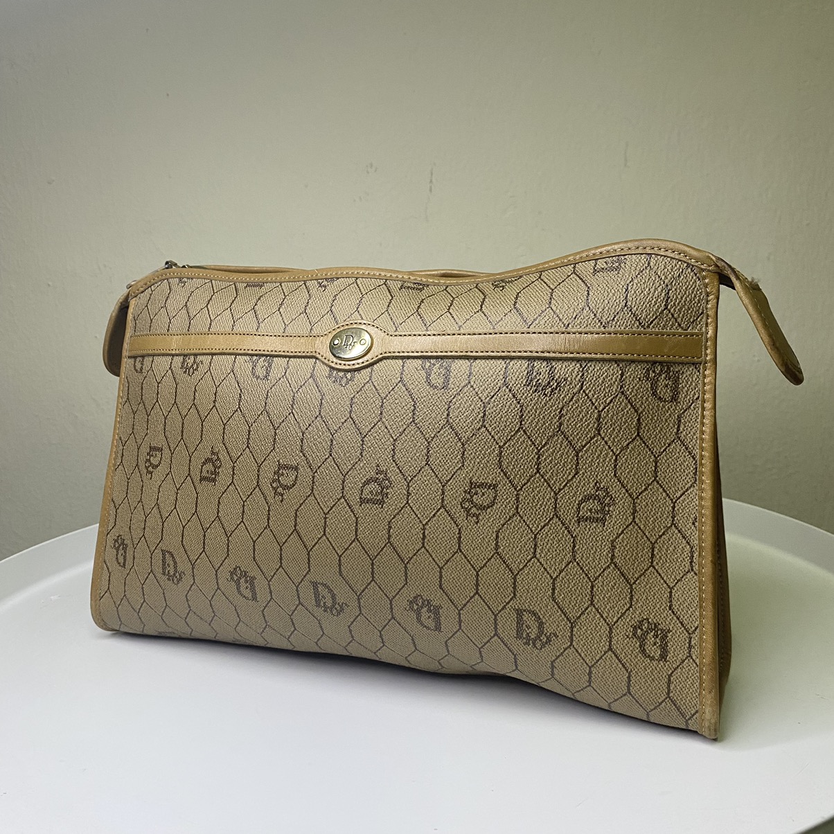 VTG 80s 90s CHRISTIAN DIOR CLUTCH BAG - 1