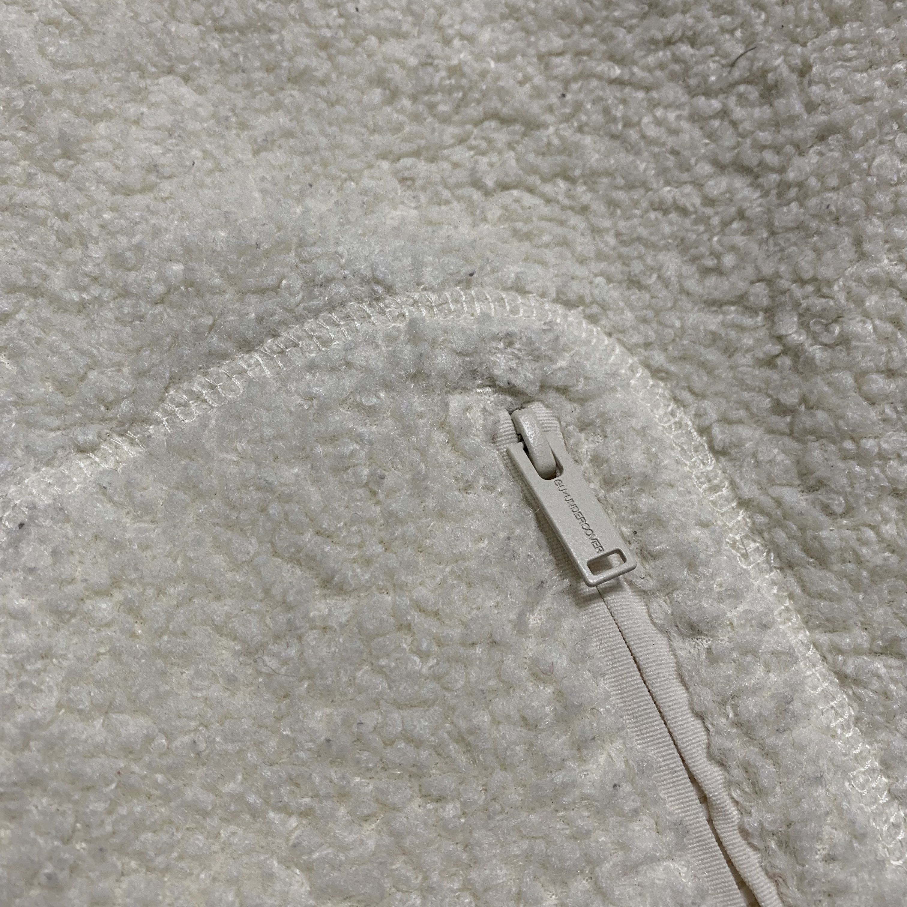 GU x Undercover Fleece Sherpa Long Jacket - 4