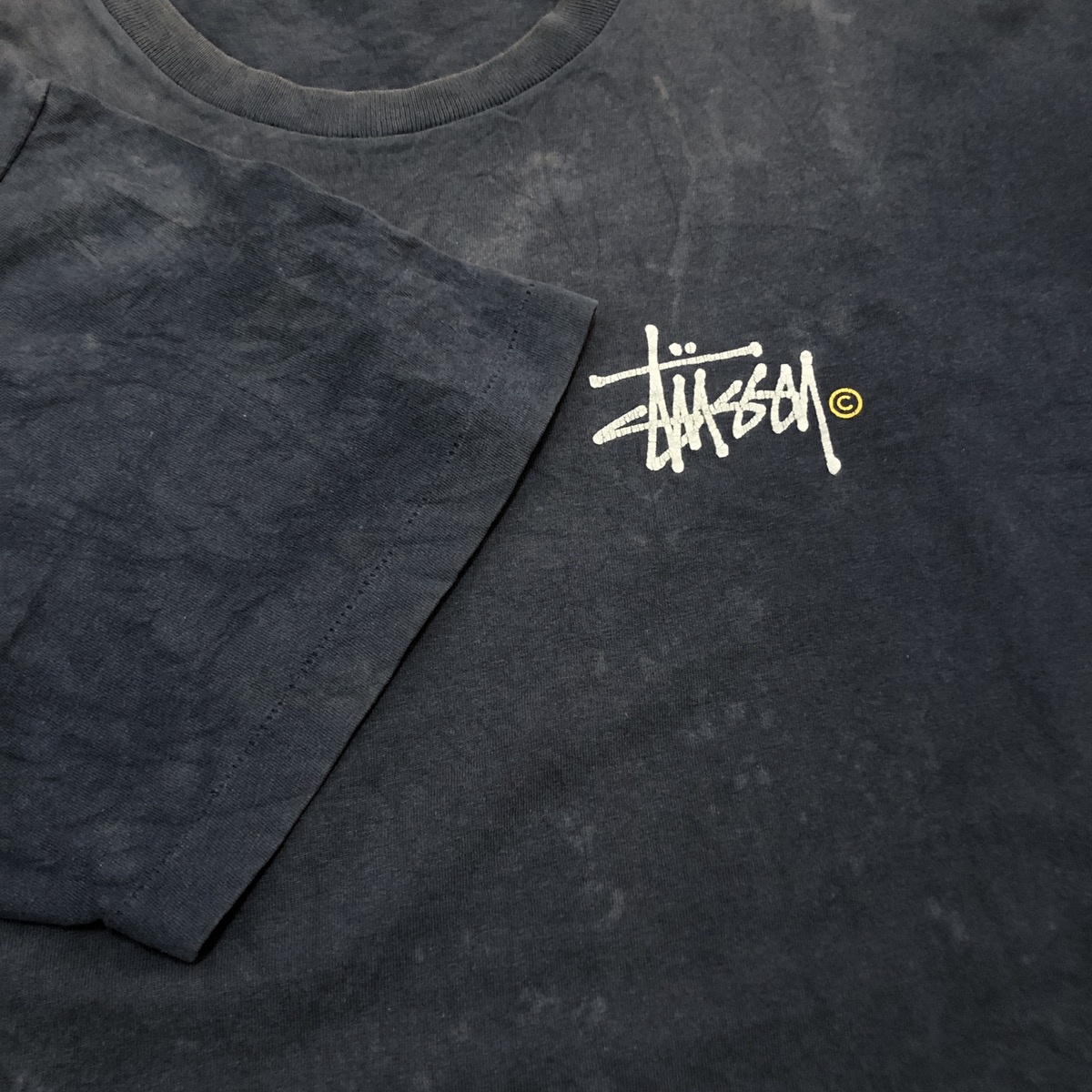 Vintage - Vintage 90’s Stussy OG Logo Spell Out T-Shirt - 4