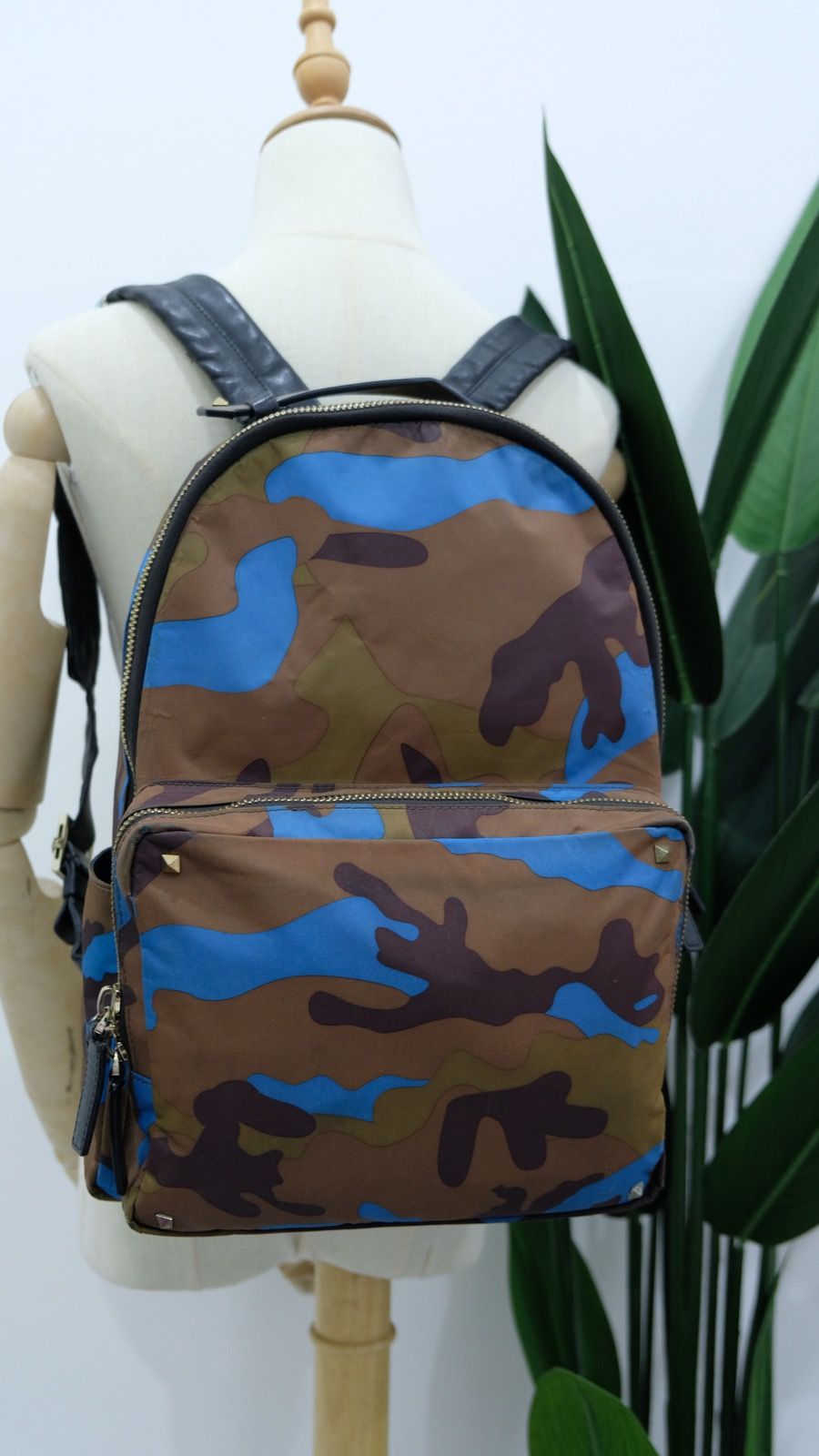 Valentino Garavani Camouflage nylon backpack - 1