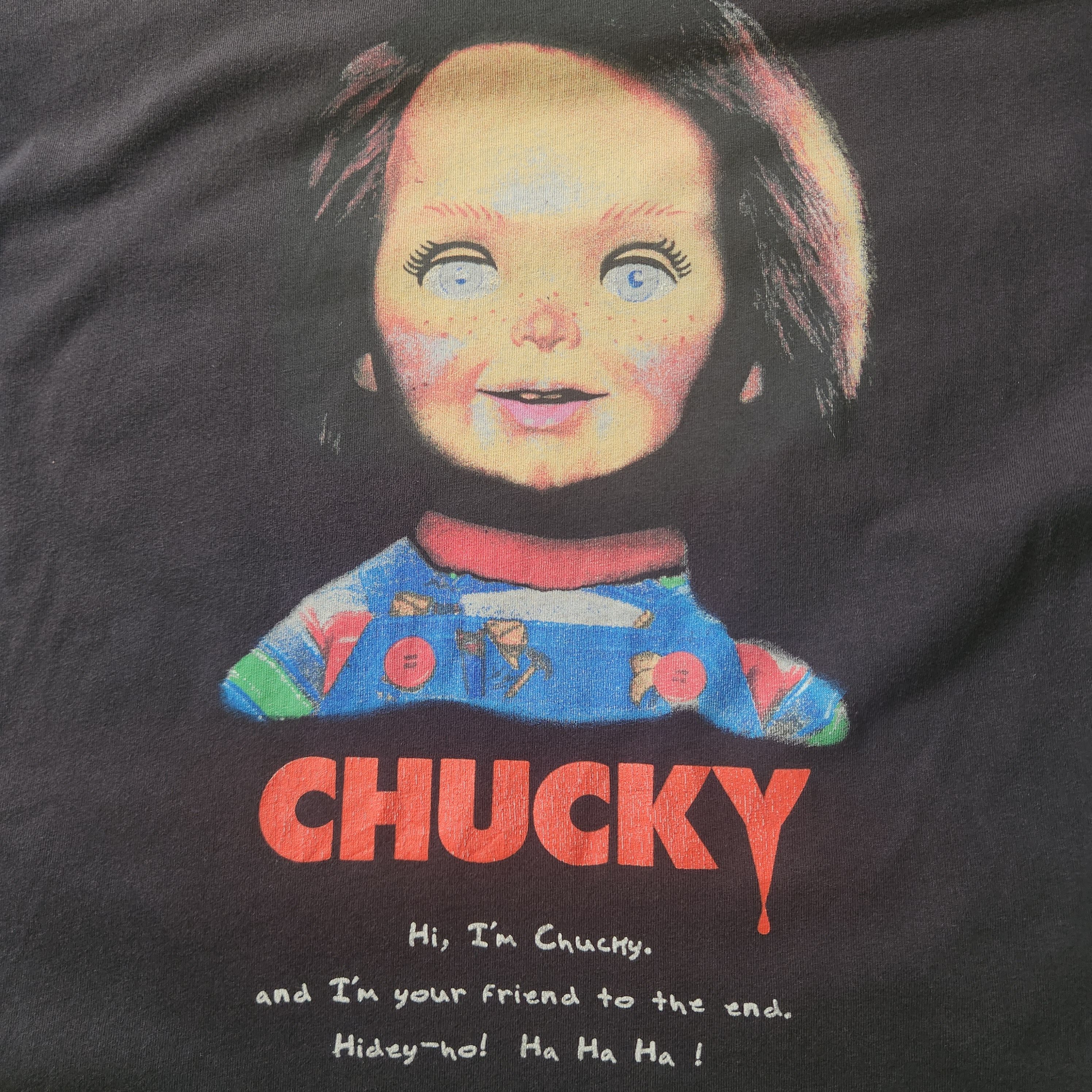 Uniqlo - Vintage Y2K Thrashed Horror Chucky Movie TShirt - 5