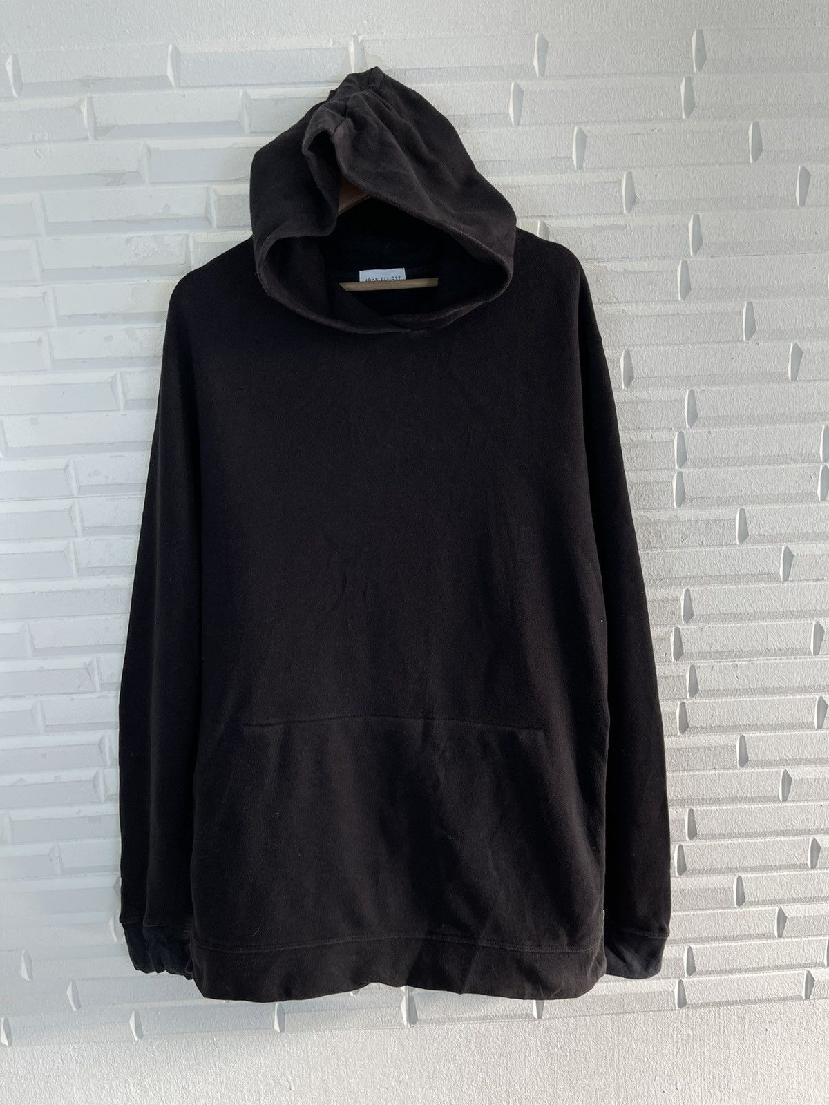 90’s JOHN ELLIOT Hoodies Sweatshirt Minimalist Made in USA - 4