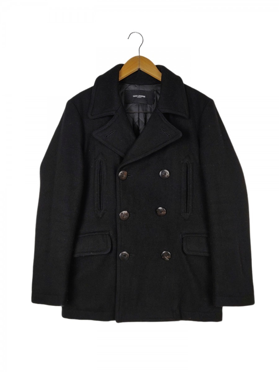 Nano Universe - Japan Double Breast Coat Wool Jacket - 1
