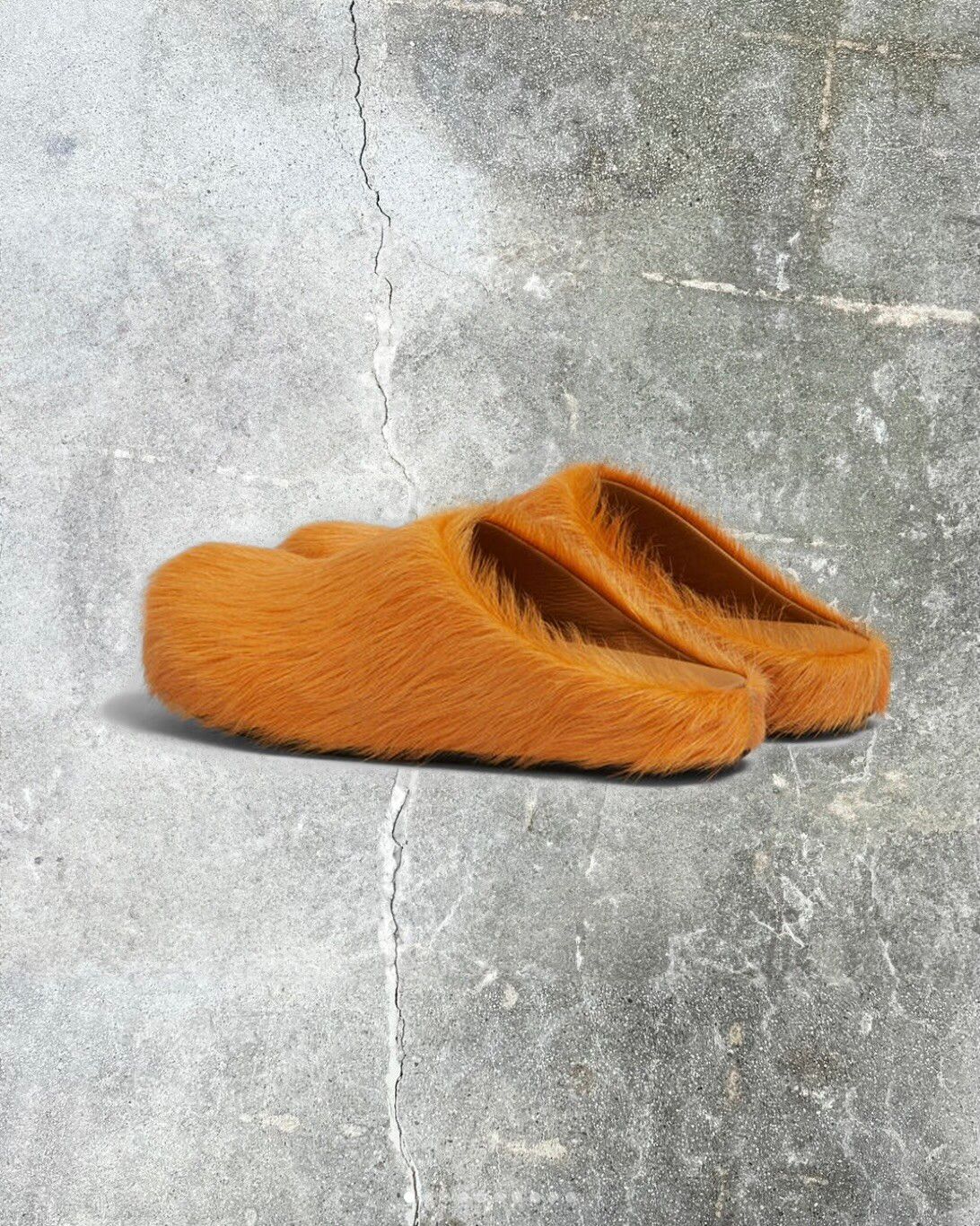 Orange Fussbett Sabot Loafers - 2