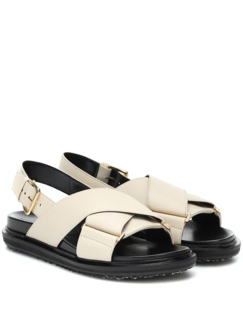Marni Fussbett leather sandals