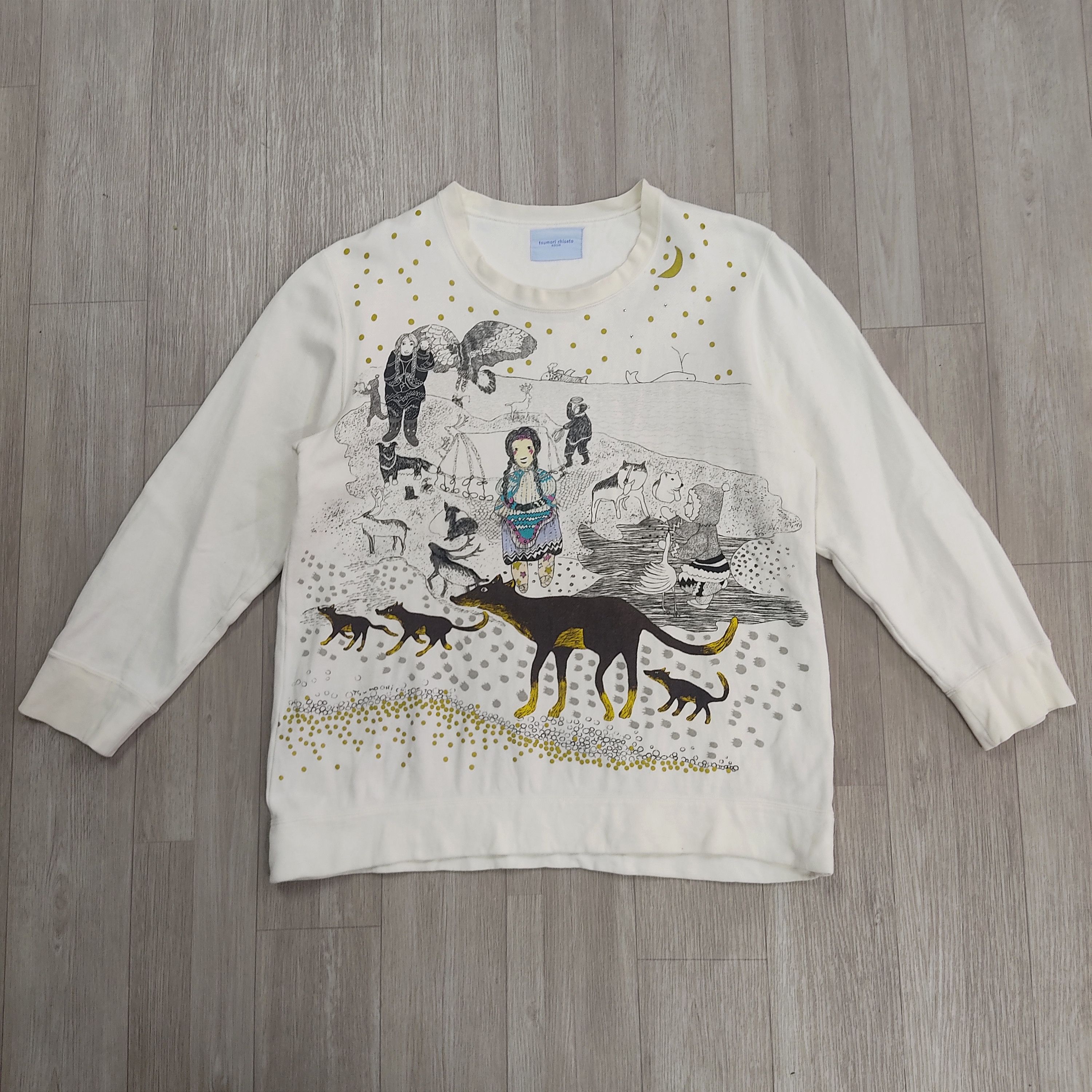 TSUMORI CHISATO ROOM Rare Graphic Sweater Pullovers - 2