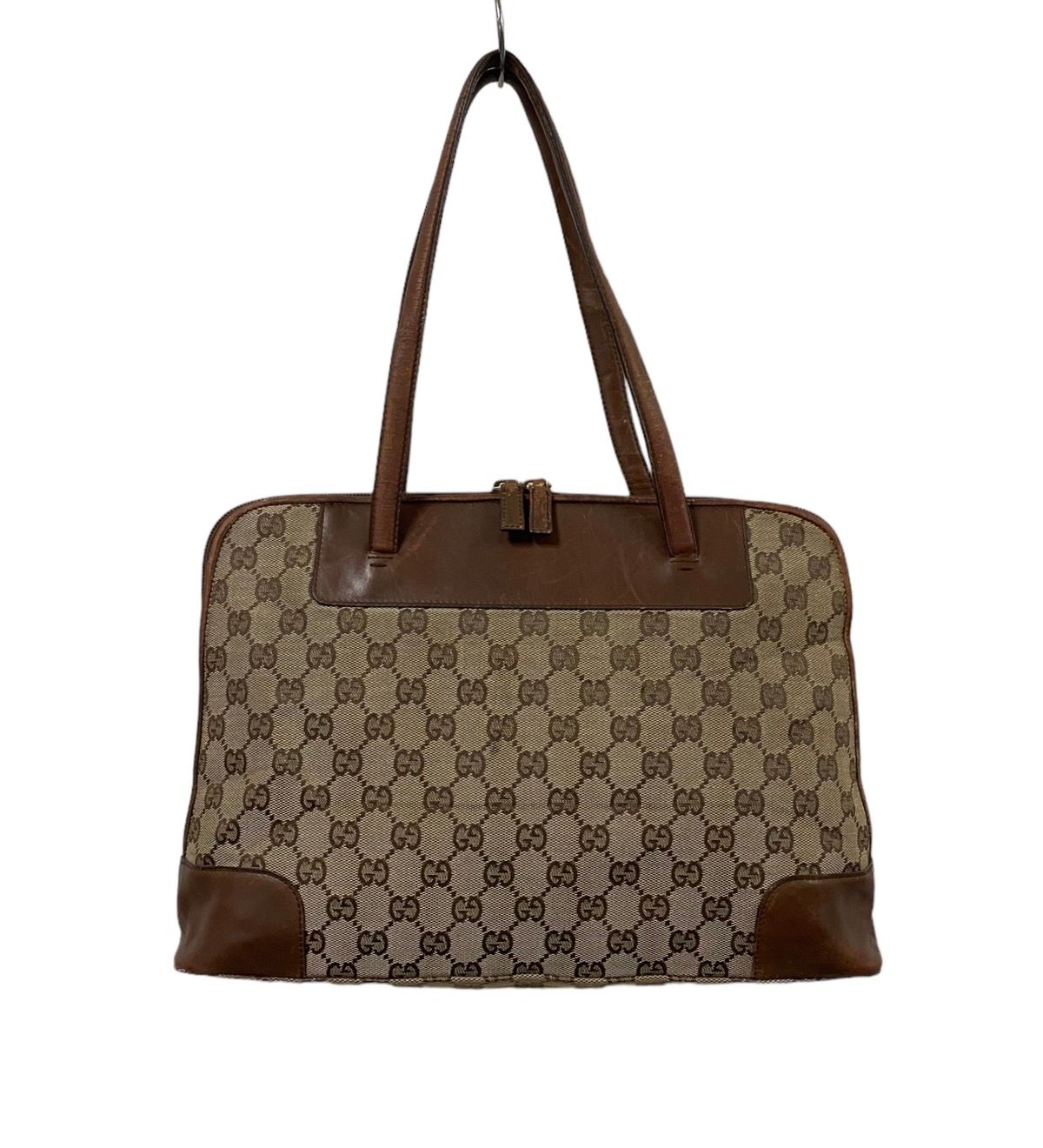 Vtg🔥Authentic Gucci GG Canvas Handbag - 1