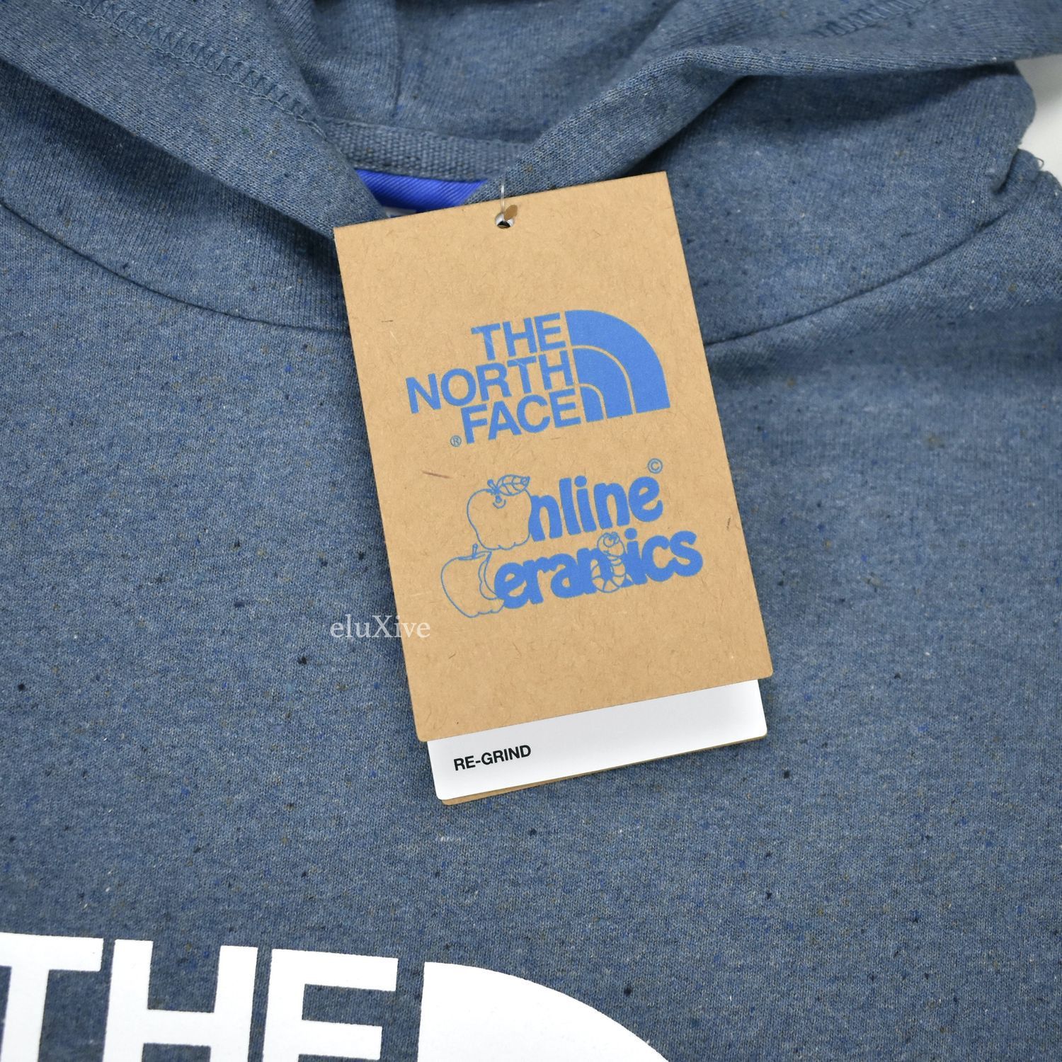 Online Ceramics The North Face Blue Snail Logo Hoodie - 5