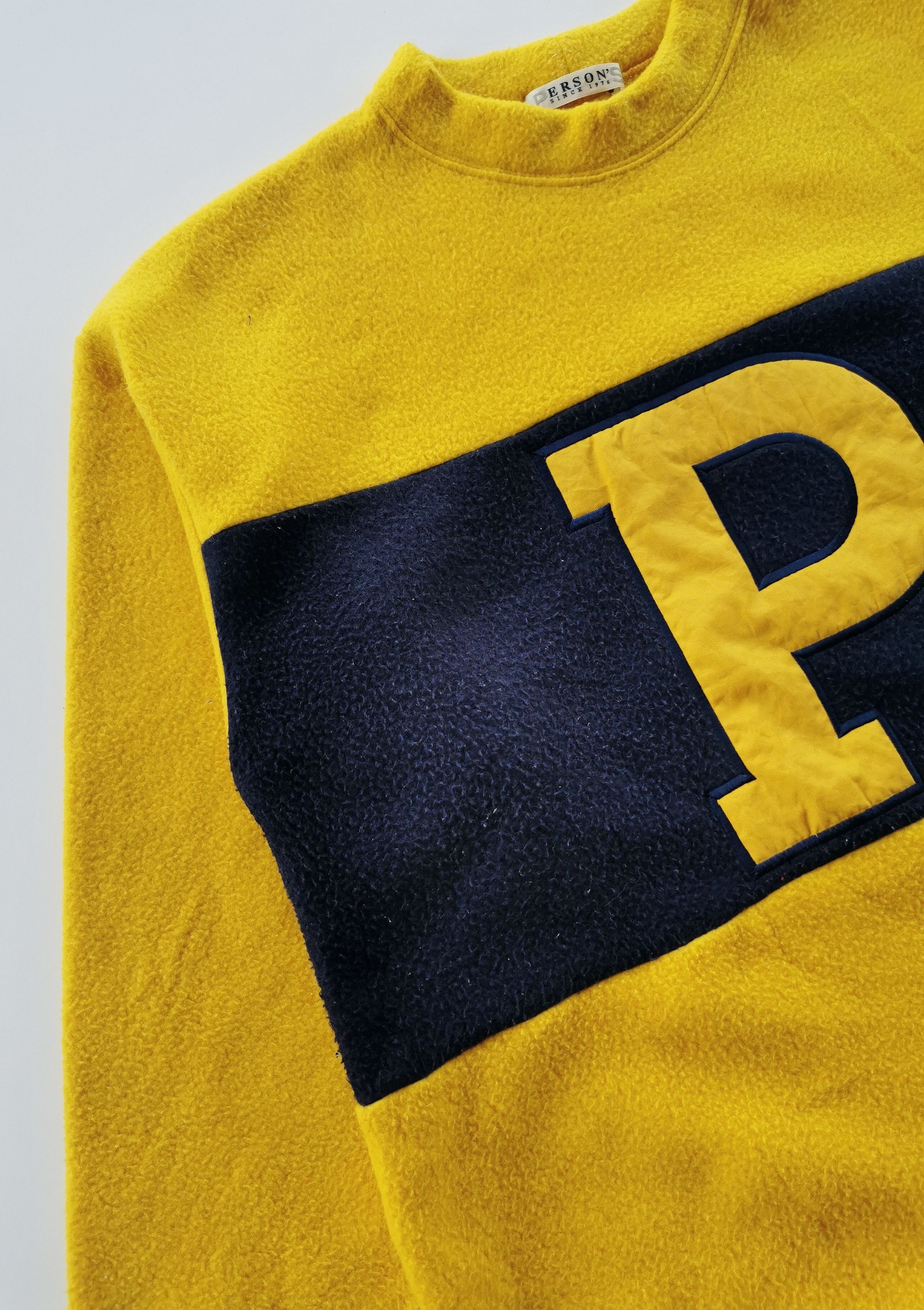 Vintage Persons P Logo Fleece Sweatshirt - 3