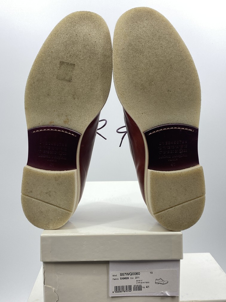 Leather Derby Crepe Sole - 8