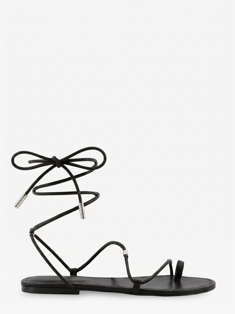 Celine Leather sandals with metal Triomphe logo (IT 41) - 1