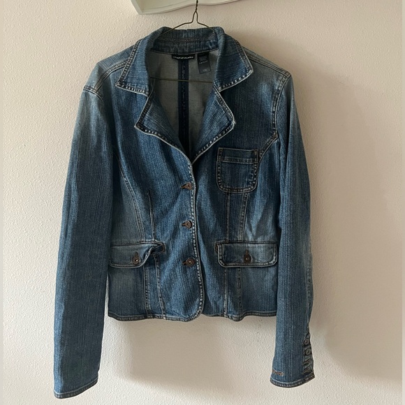 DKNY Y2K Blazer Denim Jacket - 1