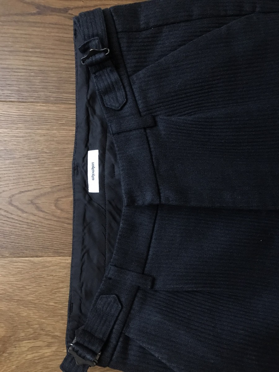 WhoWhat - Charcoal Cotton Pants - 4