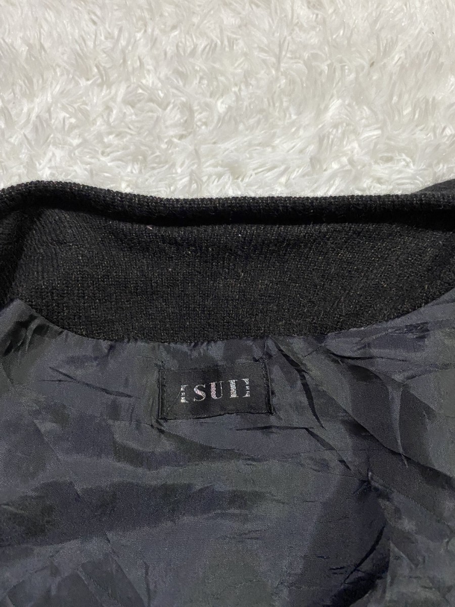 Cardigan - [SUI] Logo Patchwork Wool Cardigan Button Up Sweater - 10