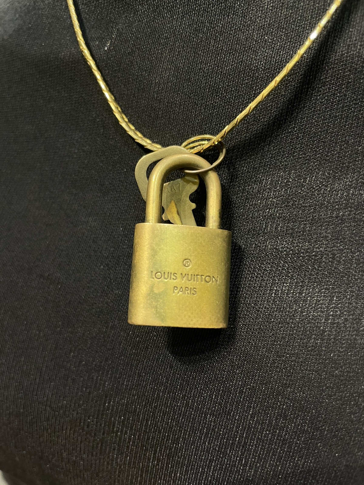 Louis Vuitton /key / Gold Necklace - 7