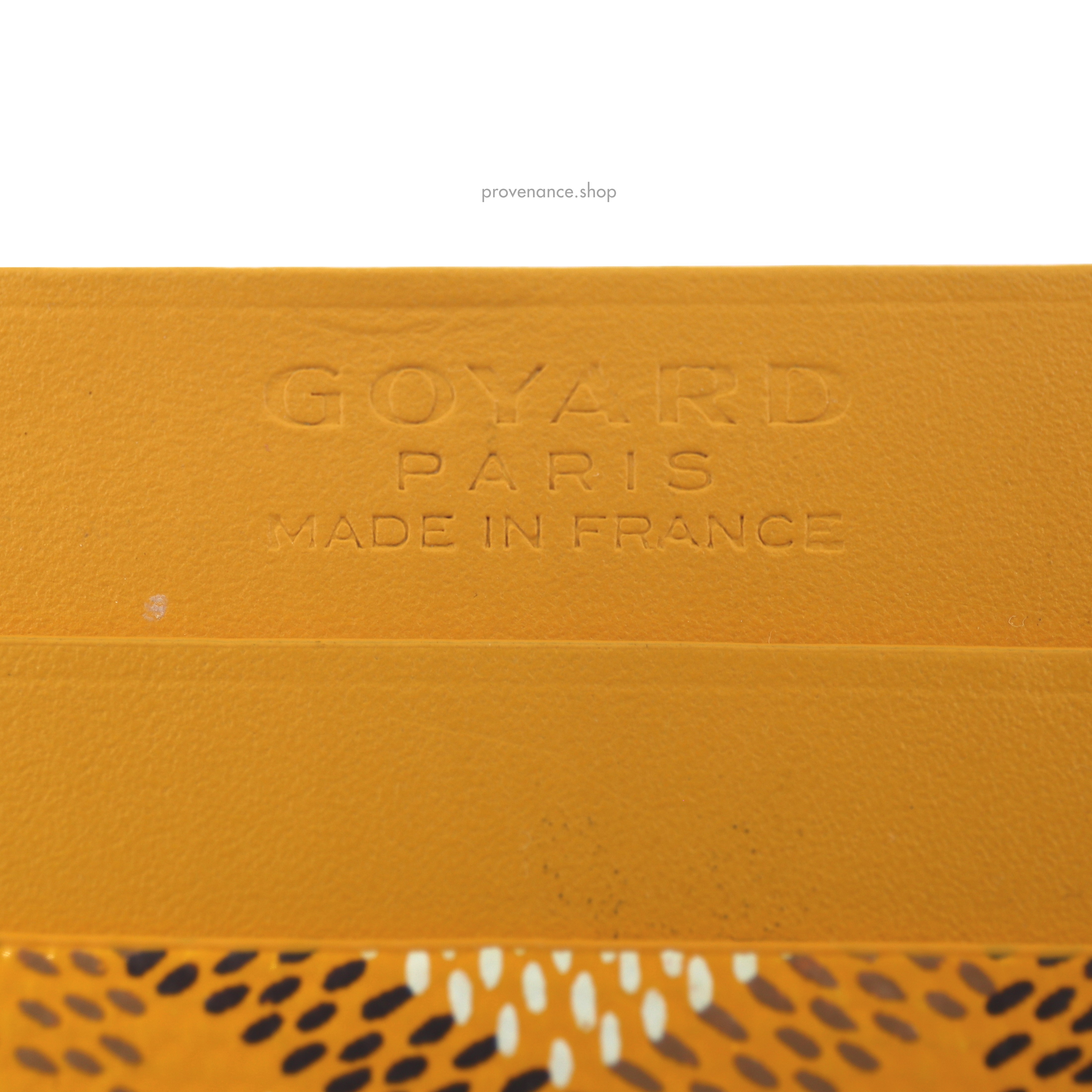 Goyard Saint Sulpice Card Holder Wallet - Yellow - 5