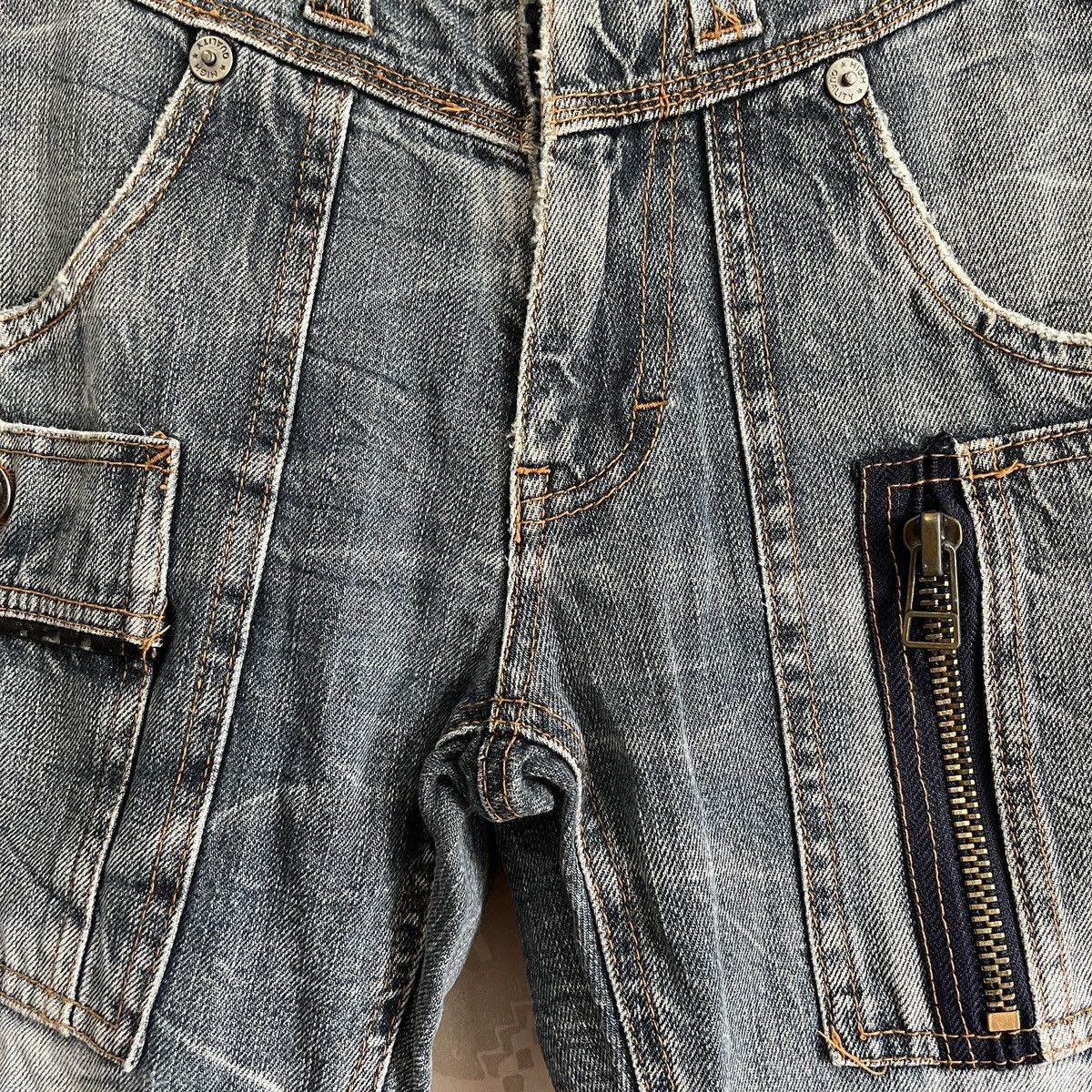 Japanese Brand - Vintage Nylaus Japanese Designer Bush Pants Denim Pockets - 10