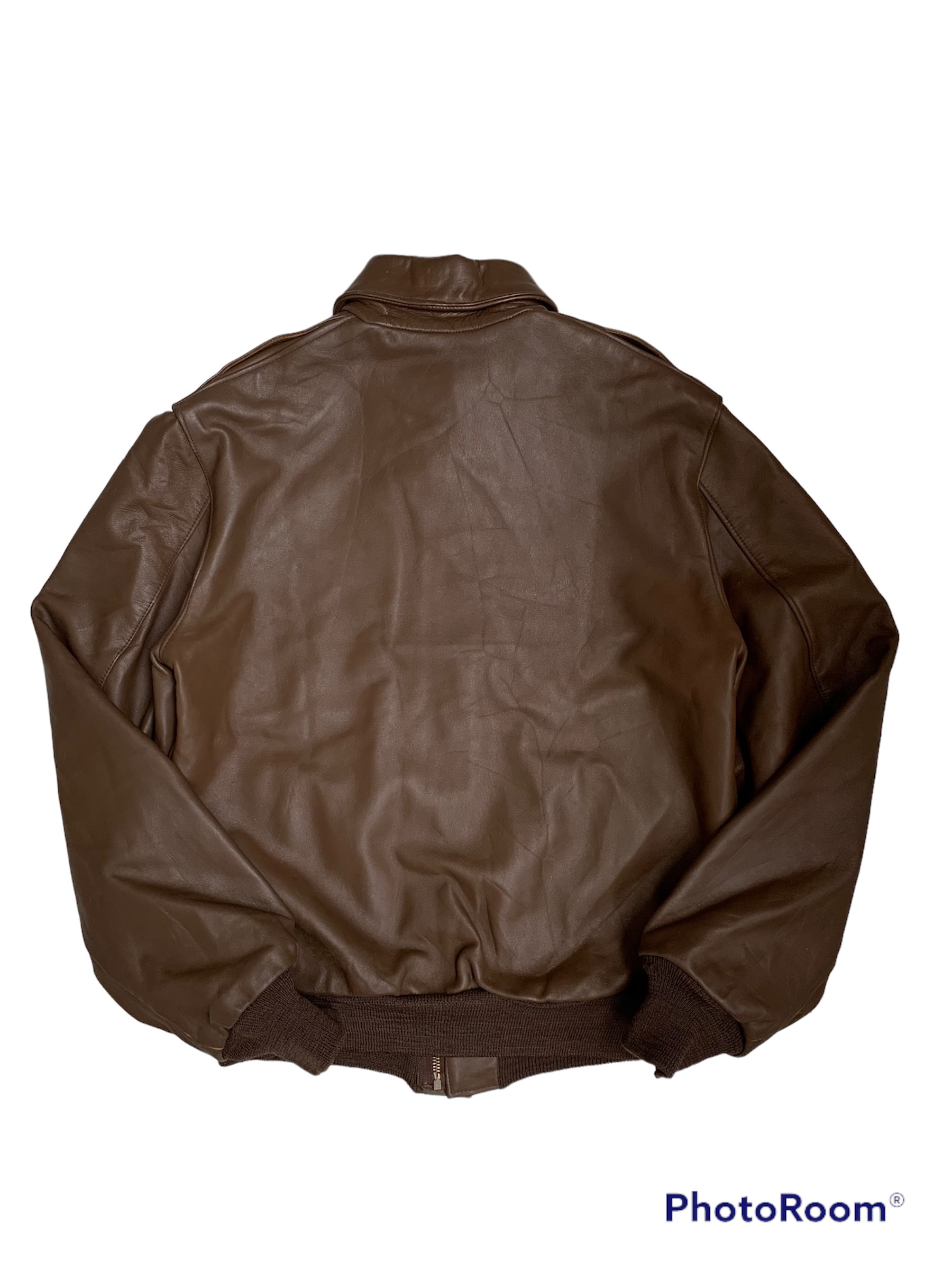 Other Designers WILLIS & GEIGER,INC Type A2 Leather Flight Jacket