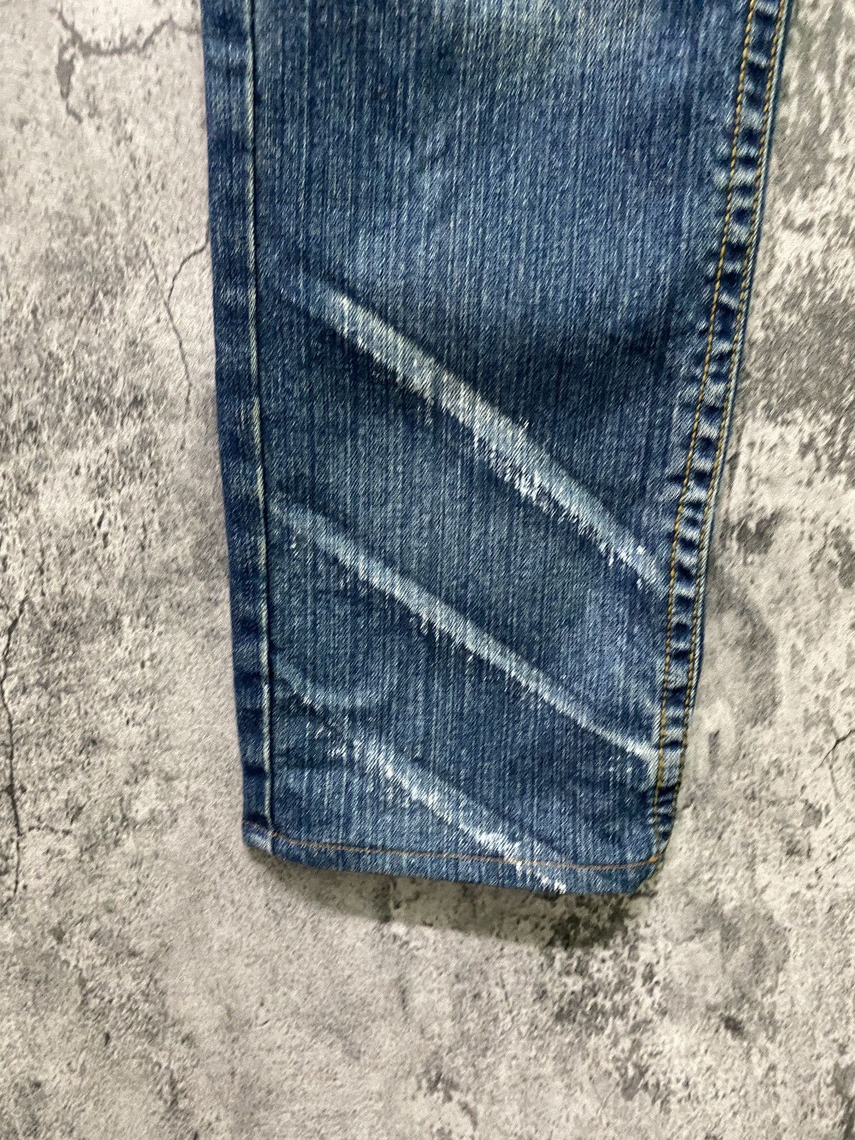 Japanese Brand - Japan BS RAW Distressed Paint Splash Pants - 7