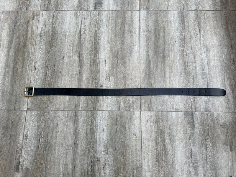 VISVIM PLAIN BELT 40MM - 1
