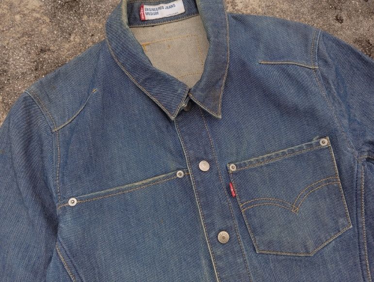 Levis 🇺🇸 Engineered Jeans Denim Jacket - 1