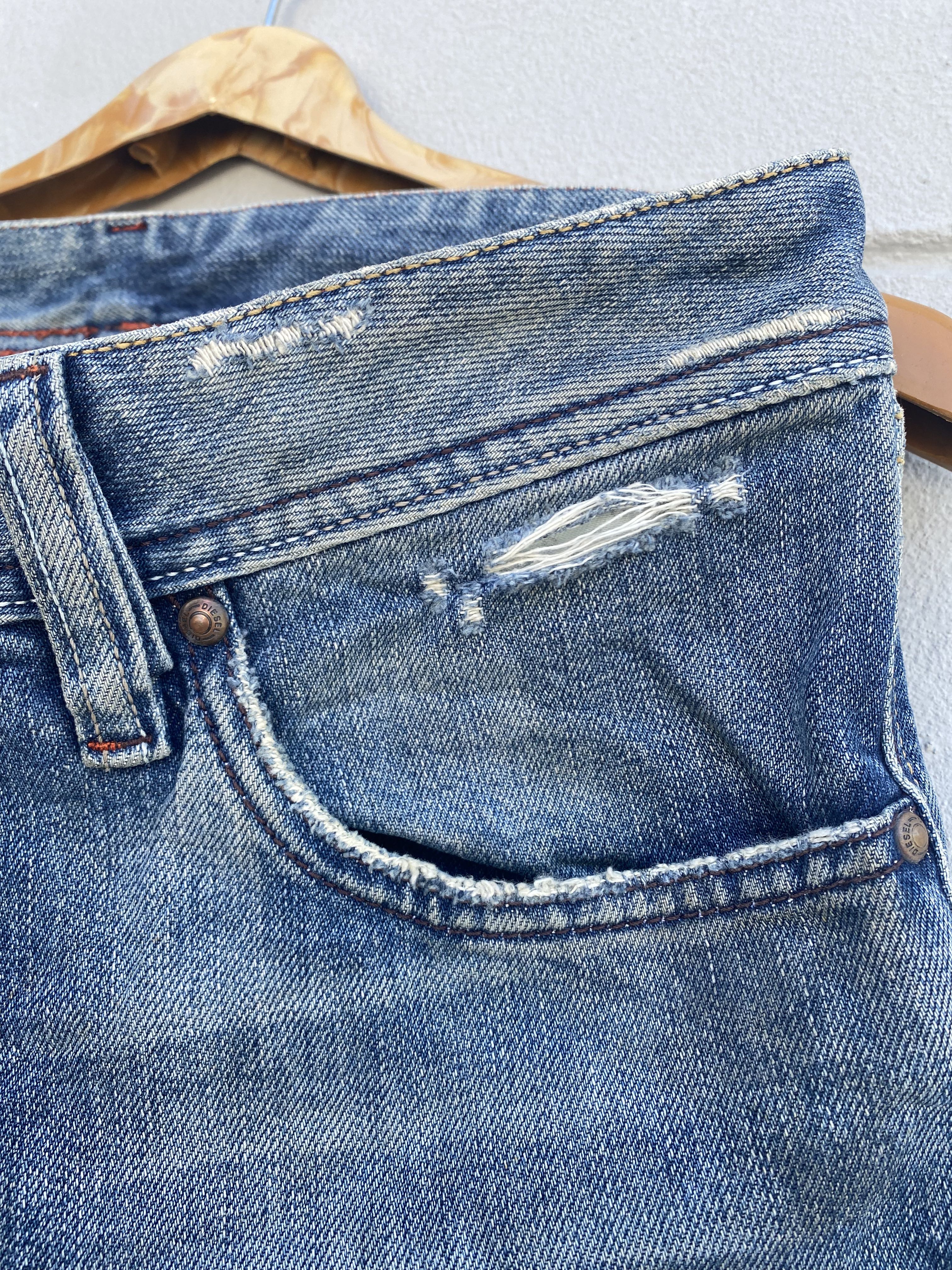 Vintage Jeans Diesel Denim Made in Italy 34 inci  - 4