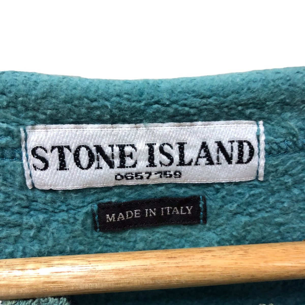 Vintage stone island distressed pullover sweater italy - 4