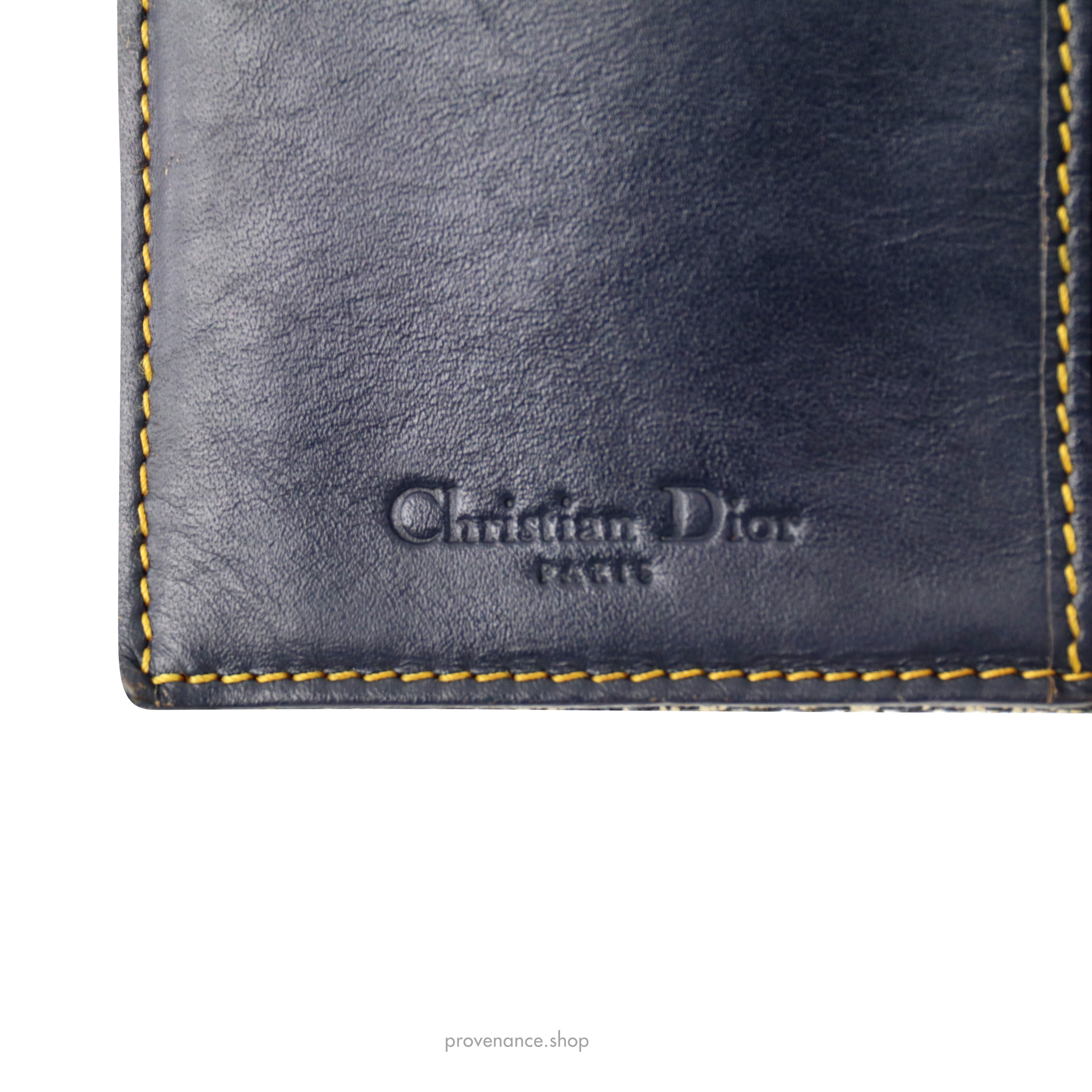 Dior Oblique Long Wallet - Navy Trotter - 6
