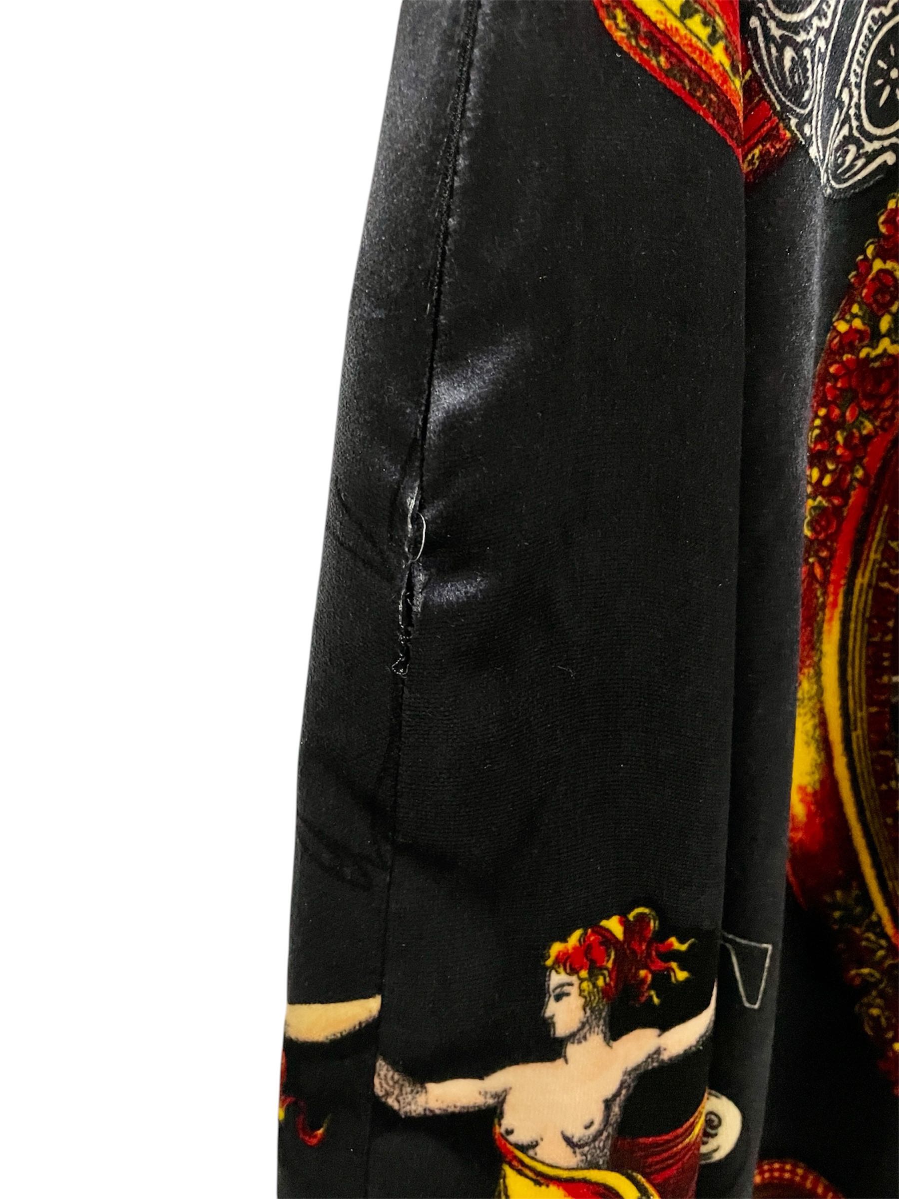 Vintage Gianni Versace Couture “Canova” Print Skirt Suit - 8