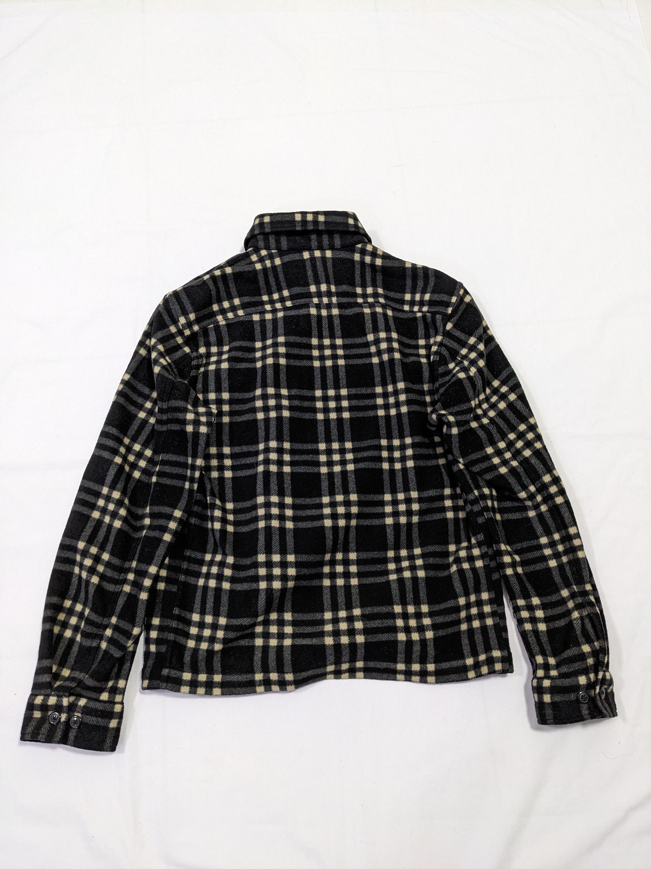 Uniqlo Fleece Long Sleeve Flannel Plaid Checked - 3