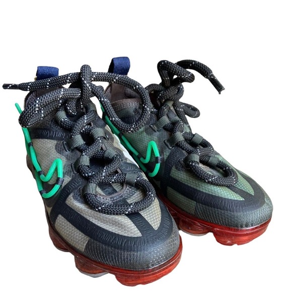 Nike Cactus Plant Flea Market x Air VaporMax 2019 Sneakers Black Neon 6.5 - 2