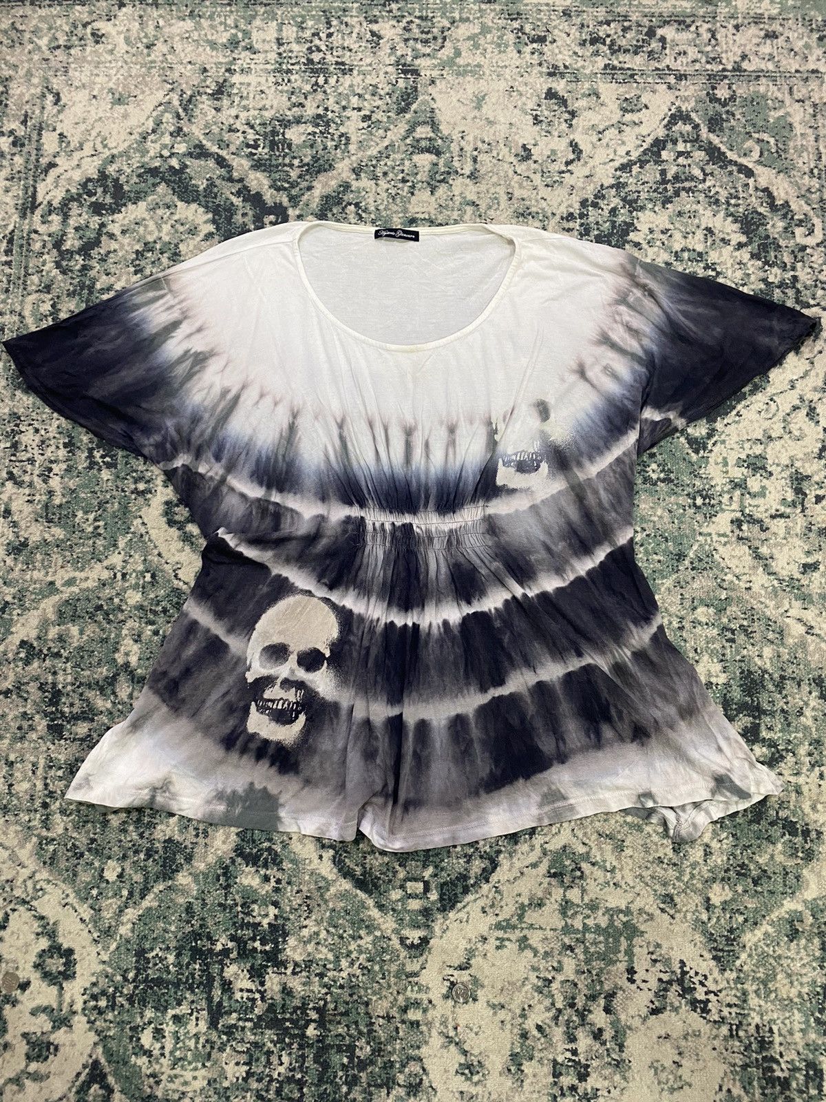 Hysteric Glamour Skull Tie Dye Sleeveless Blouse T-Shirt - 2