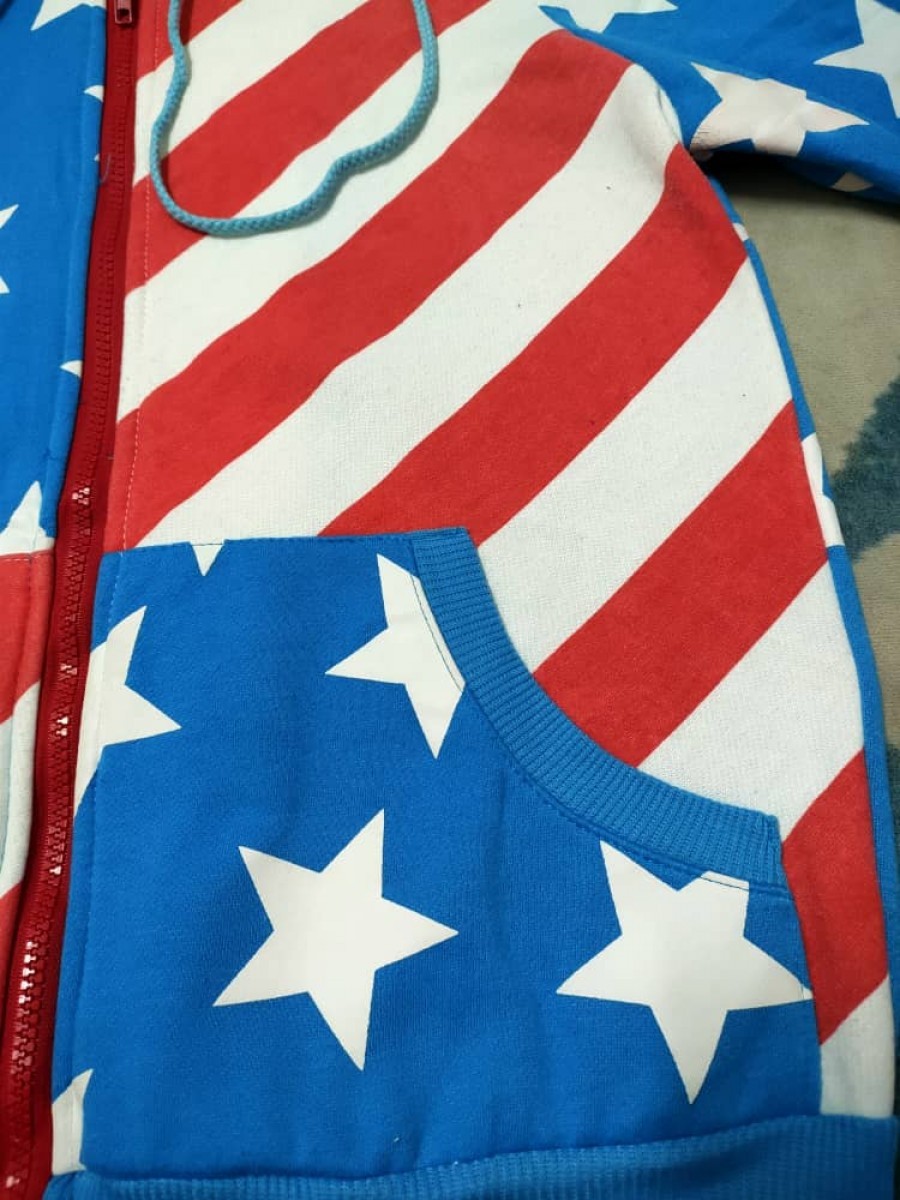 Usa - USA Flag Hoodie - 3