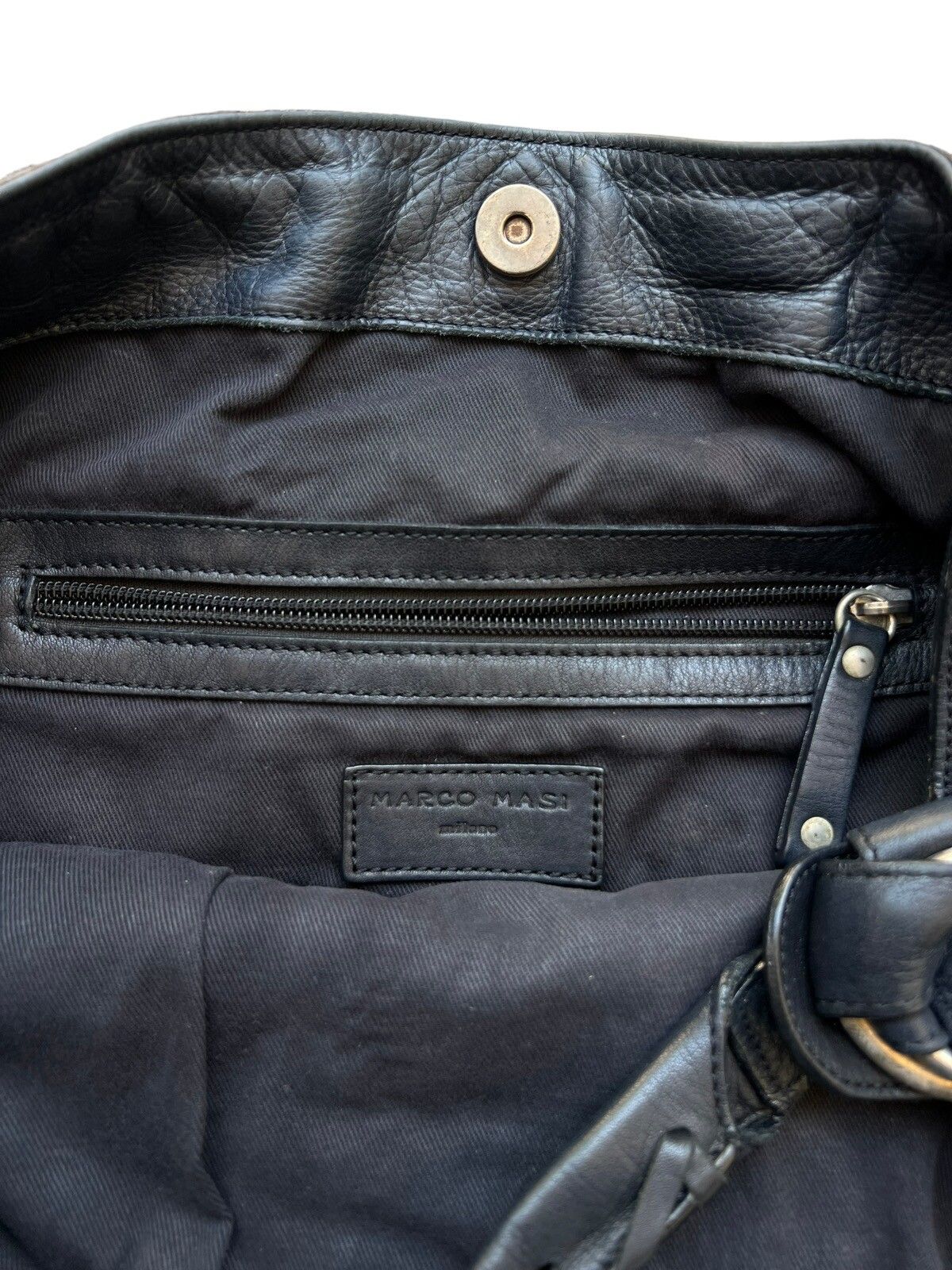 Japanese Brand - Pick🔥Marco Masi Milano Punk Gothic Bondage Leather Bag - 6