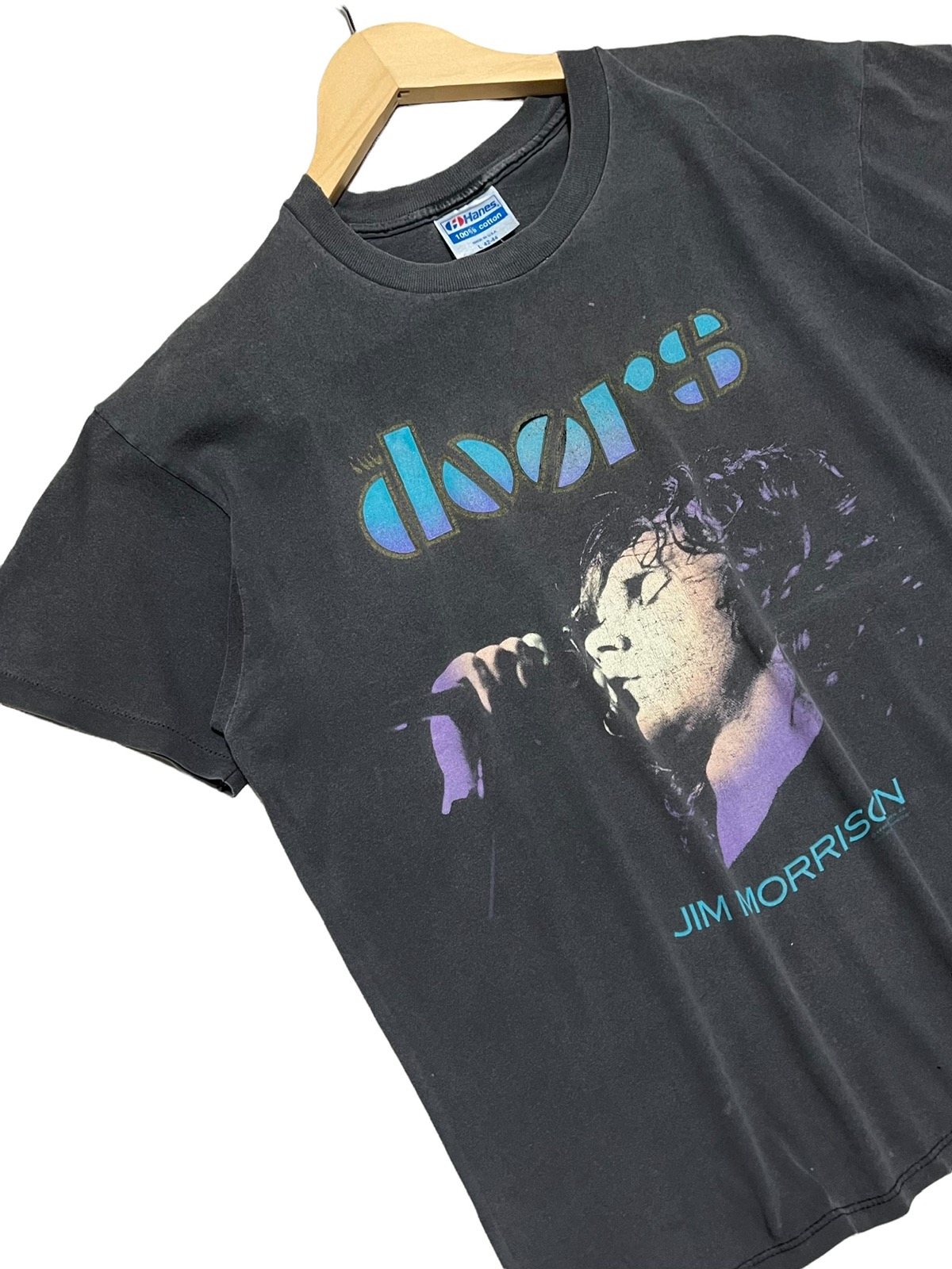 Very Rare - VTG 90s JIM MORRISON DANCE ON FIRE SPELLOUT LOGO RARE FADED - 7