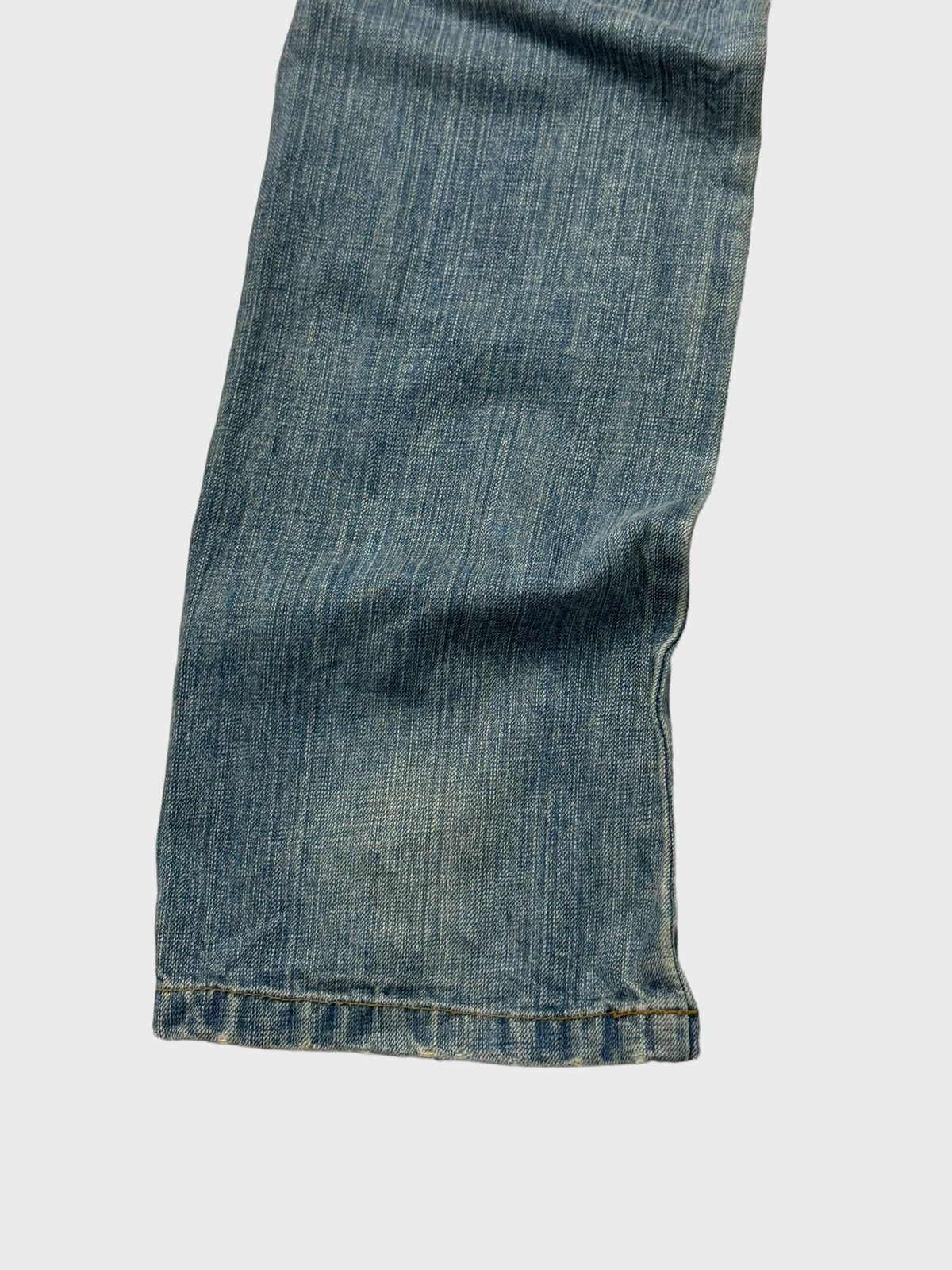 Flare Distressed Patches Junya Watanabe Style Denim Jeans - 11