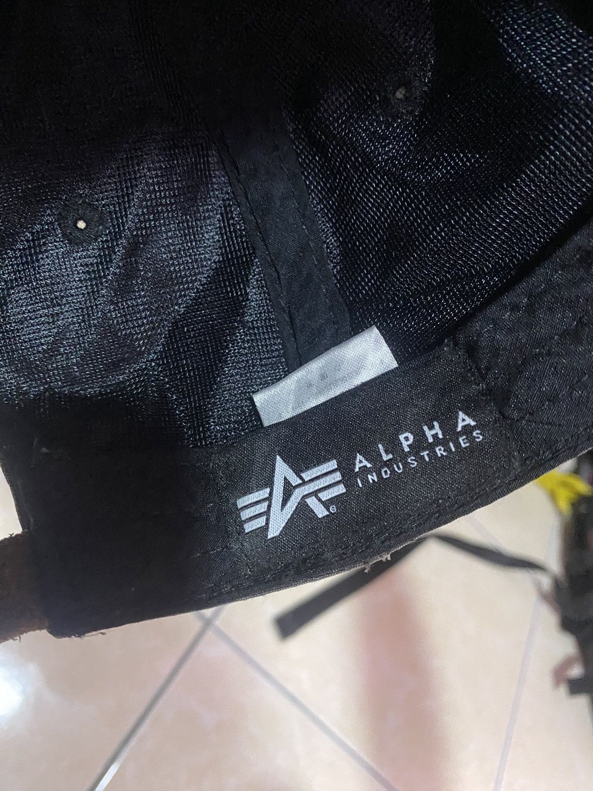 Vintage - Alpha Industries Hat Adjustable Leather Design Distressed - 8