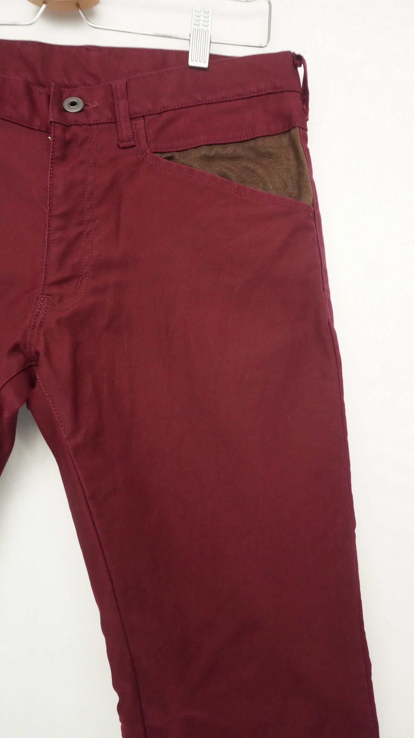 Japanese Brand - HolyFlare 💥 DIFFERENT EDGE RUPERT Burgundy Hourglass Pants - 6