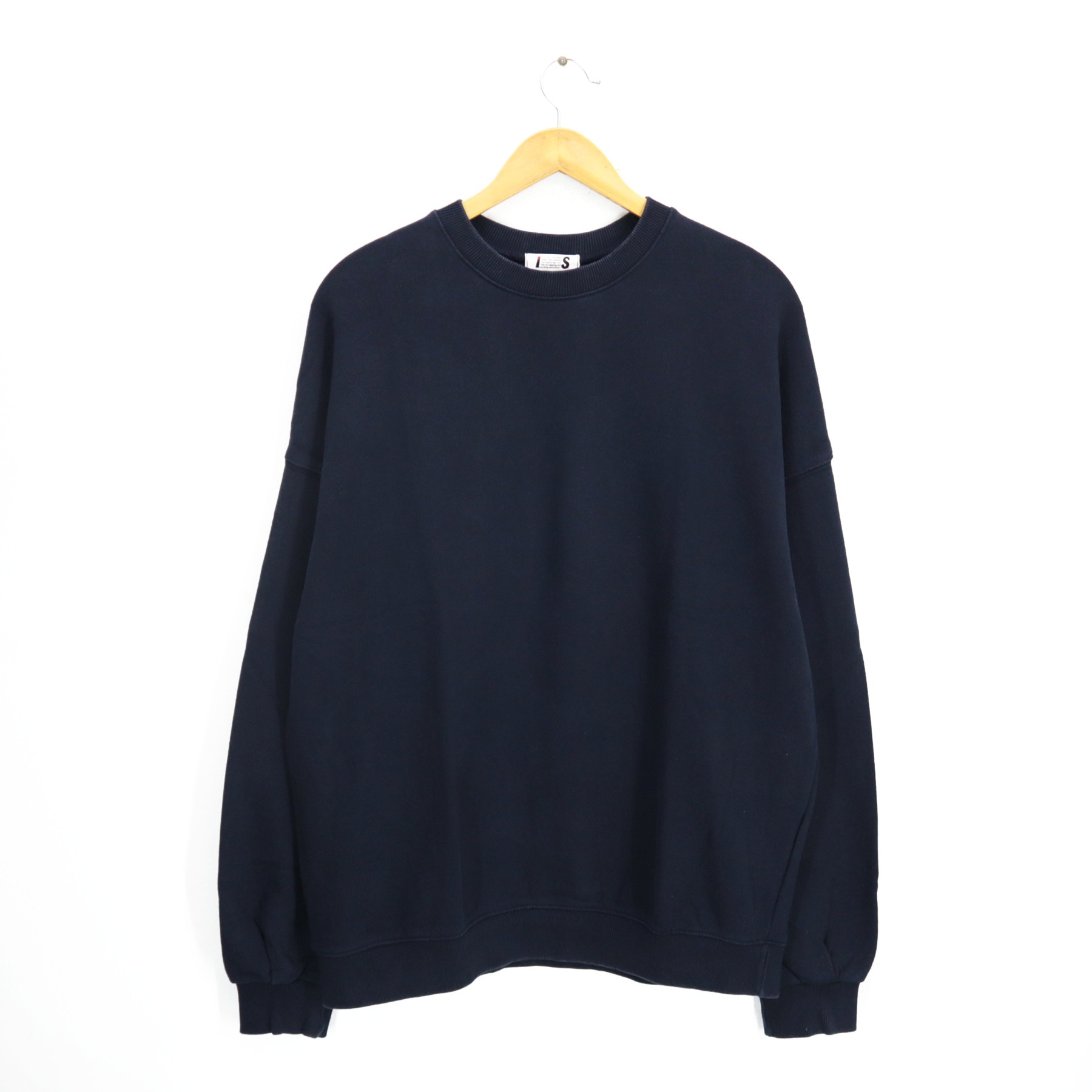 Vintage 90s ISSEY MIYAKE Big IS Logo Sweatshirt Crewneck Pullover Jumper Chisato Tsumori Design - 3