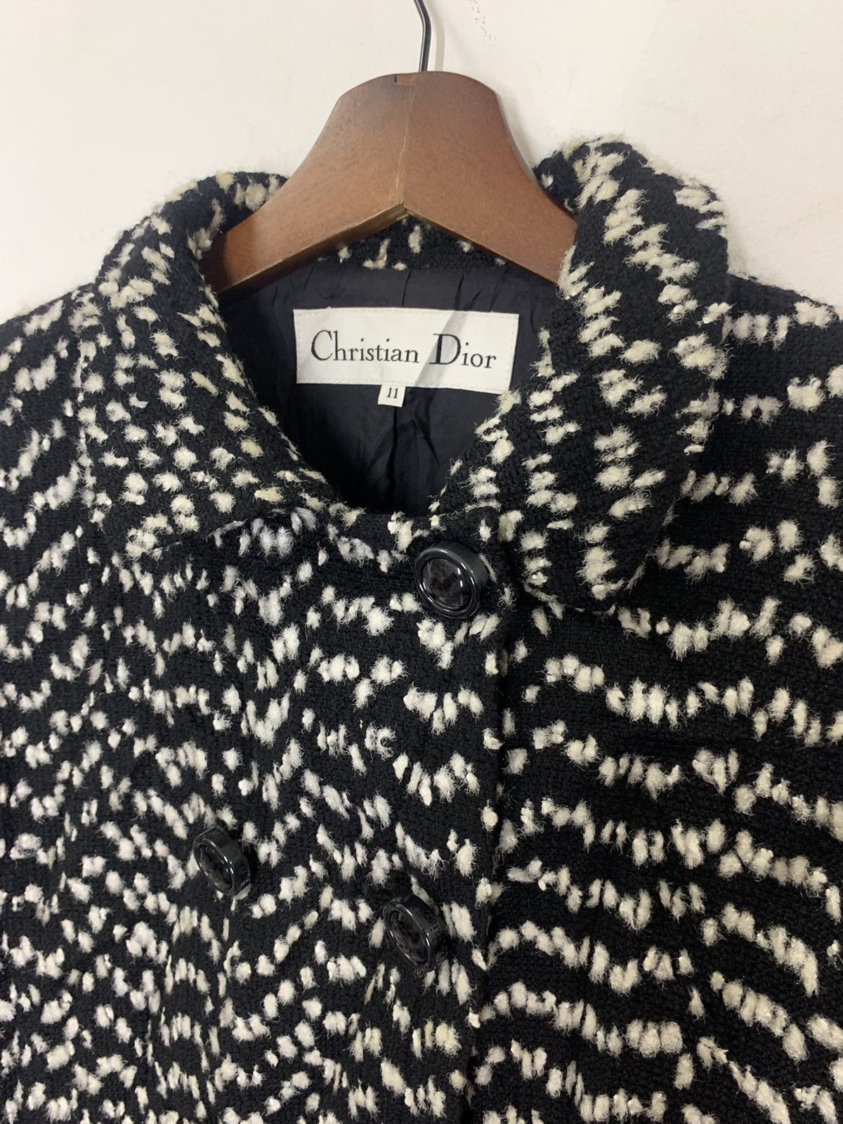 Christian Dior Monsieur - Vintage CHRISTIAN DIOR Tweed Wool Jacket - 6