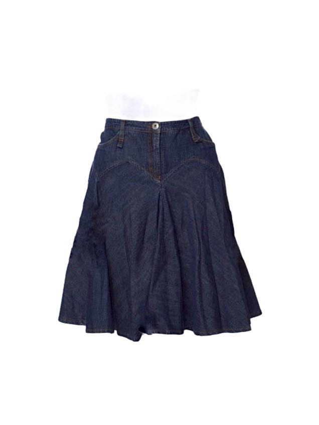 D&G Denim Circle Flare Skirt - 1