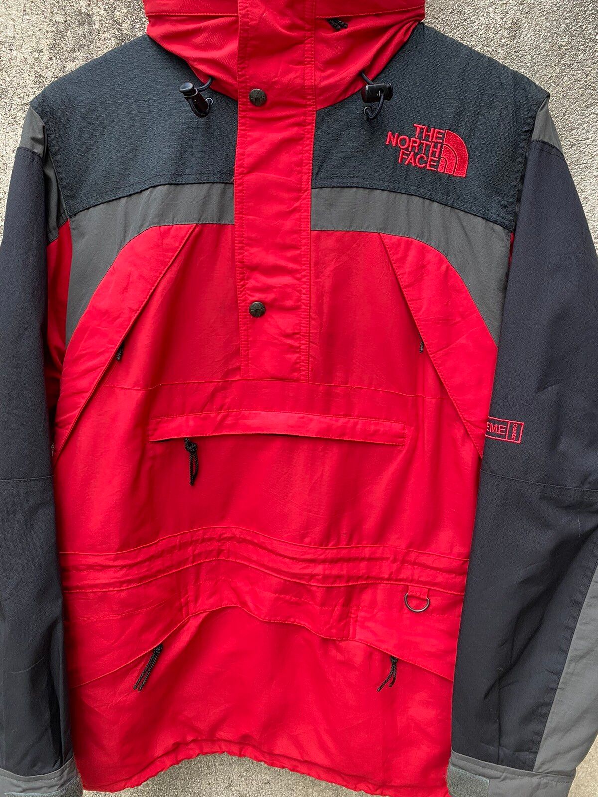 🔥The North Face Extreme Gear Pullover Anorak Rare Design - 4