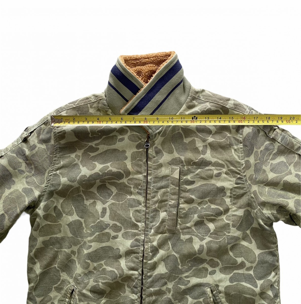 Camo - Kriff Mayer Camouflage Like Bape Sherpa Fleece Lined Jacket - 18