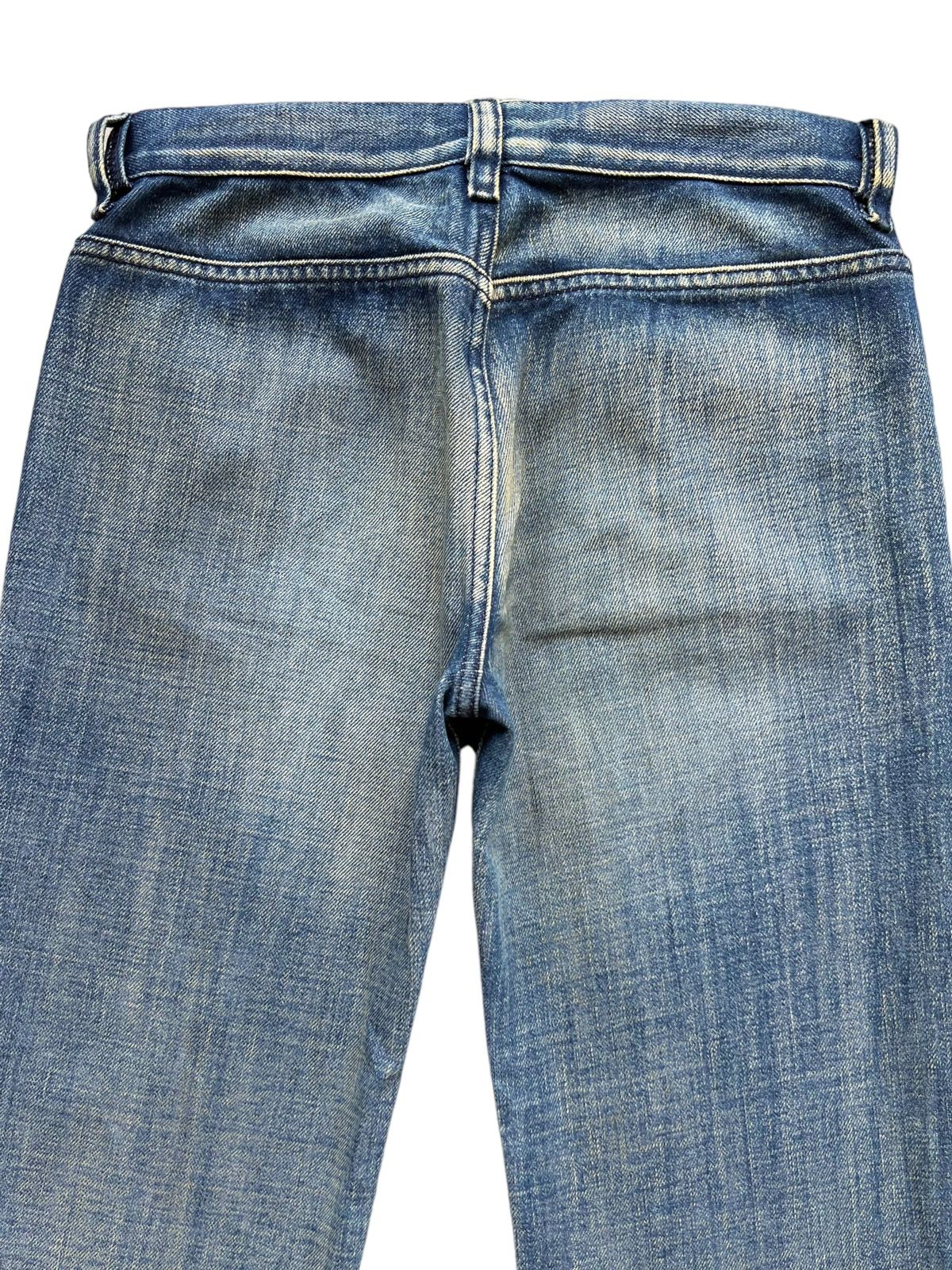 💥💥🔥 Vintage Diesel Rusty Wideleg Flare Denim Jeans 28x32 - 6