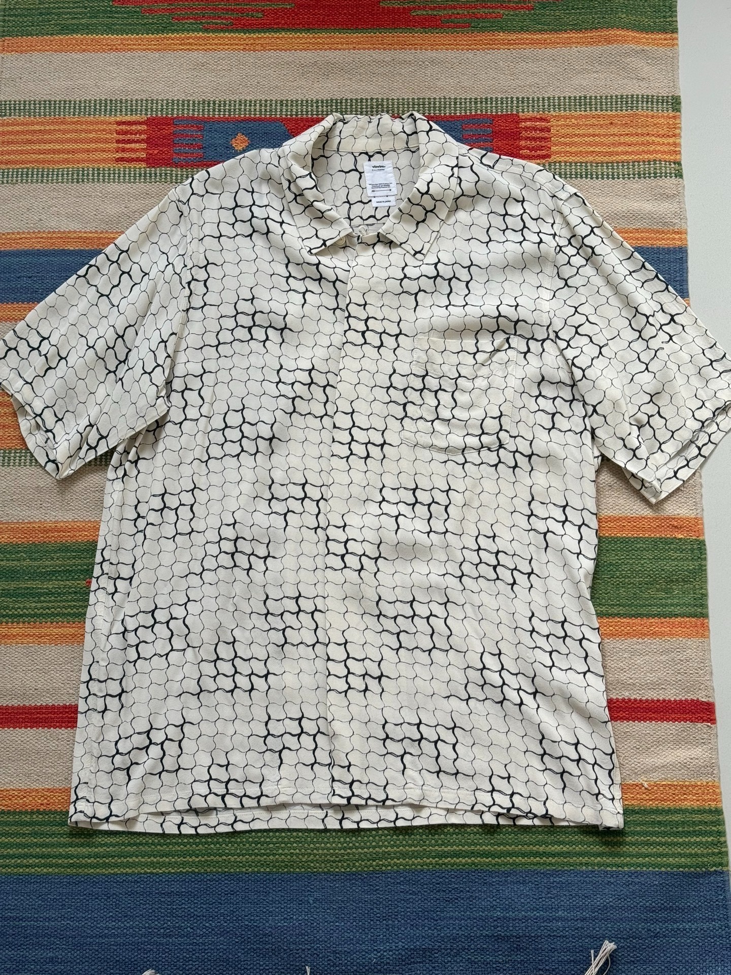 トップス visvim SS20 FREE EDGE SHIRT S/S LATTICE visvim visvim FREE EDGE SHIRT S/S LATTICE 20ss | ubvintage