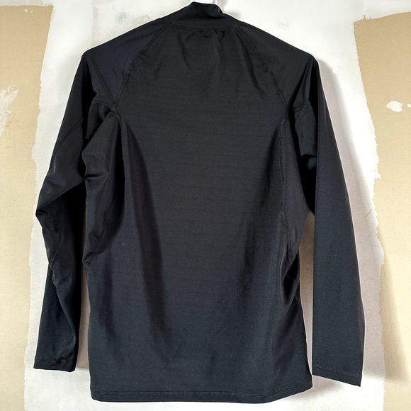 Patagonia Long Sleeve Outdoor Shirt Mock Neck Pullover Raglan Dark Gray Medium - 6