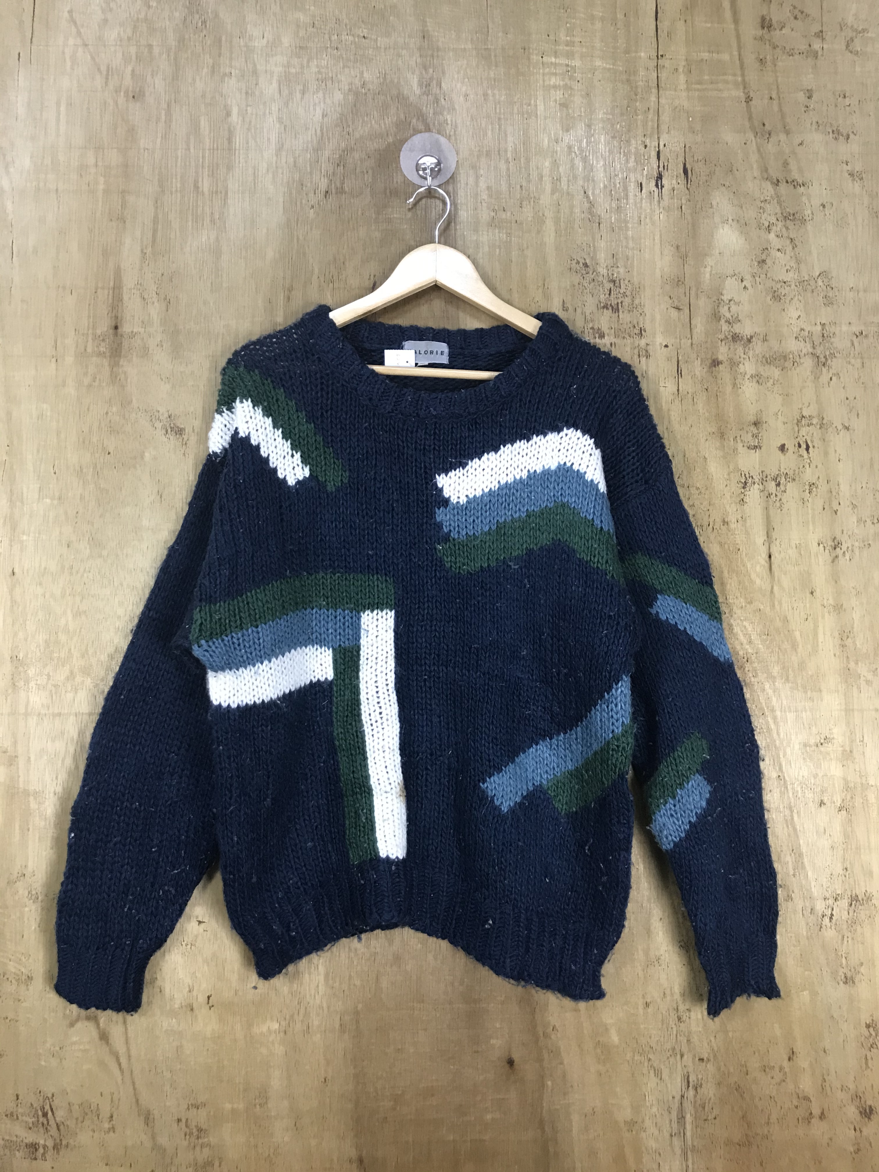 Japanese Brand - Galorie Woven Stich Knit Sweater - 1