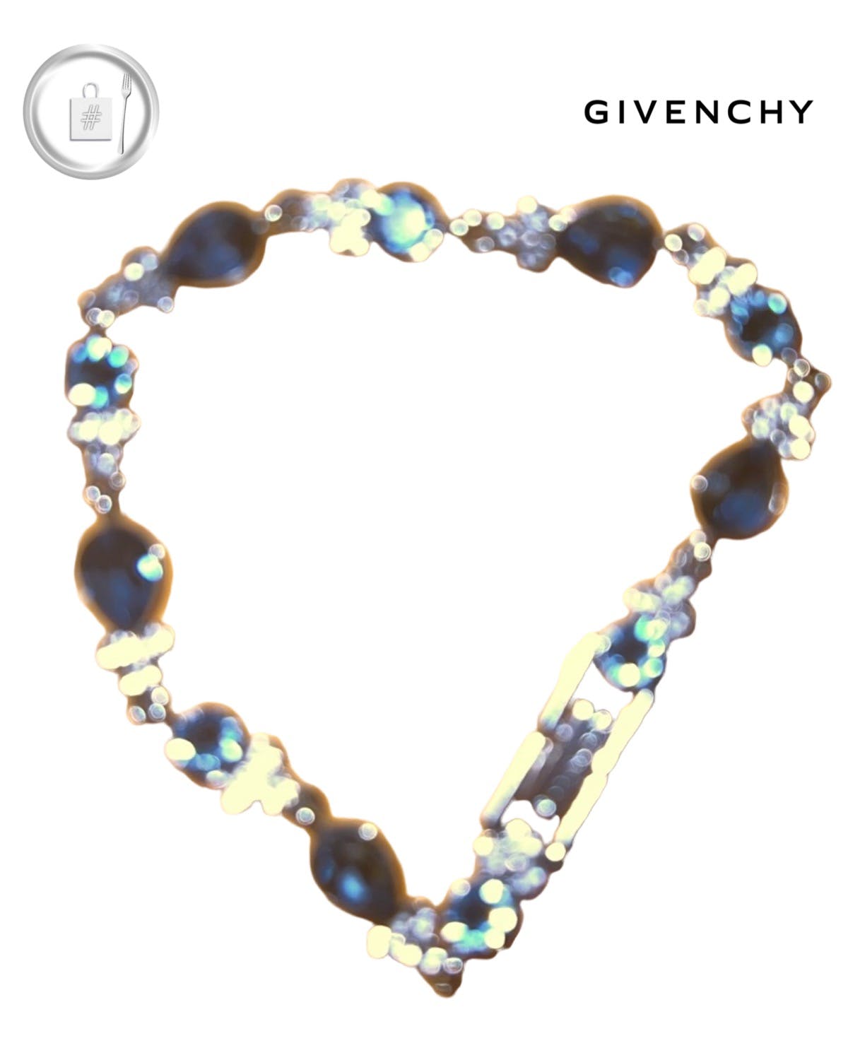 Blue Crystal enamel bracelet - 4